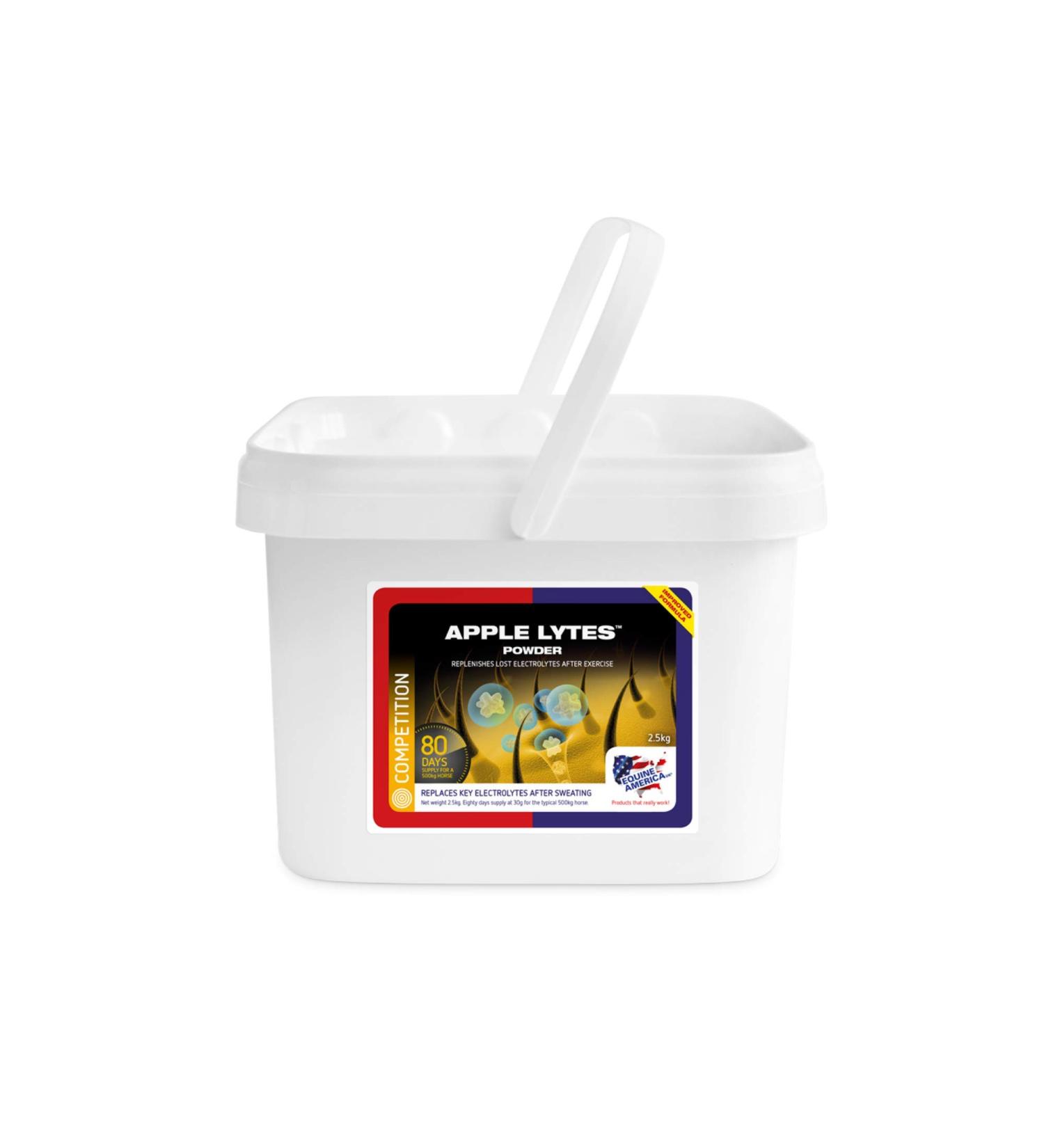 Equine America Apple Lytes Powder | Premium Horse & Pony Performance Supplement | Replenishes Lost Electrolytes & Accelerates Recovery | 2.5 Kg - Buy Online on GoSupps.com