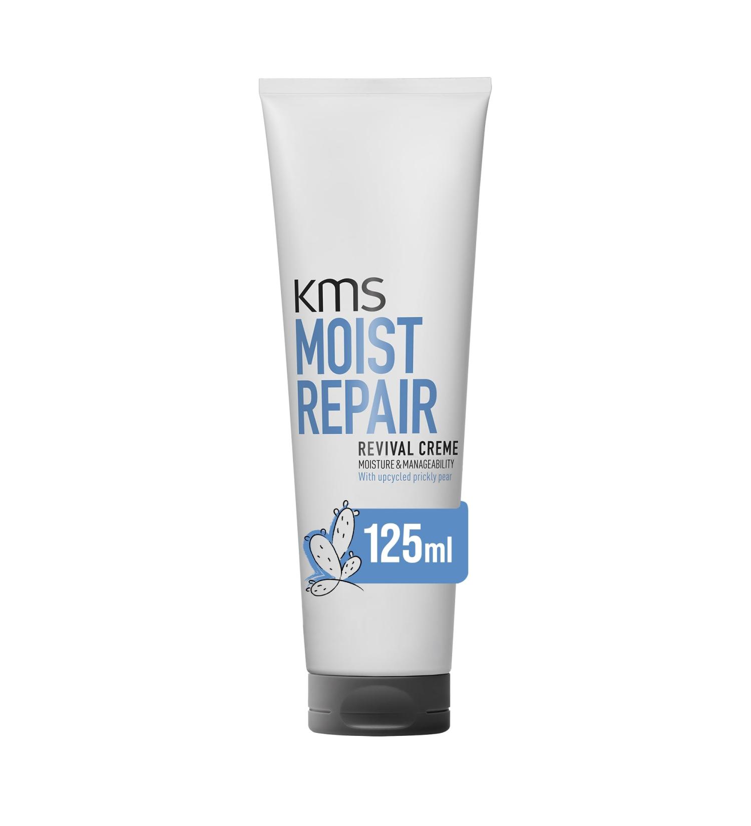 KMS MoistRepair Revitalizing Cream 125ml Enhanced Formula Hydration and Manageability with Recycled Prickly Pear Vegan Formula - Buy Online on GoSupps.com