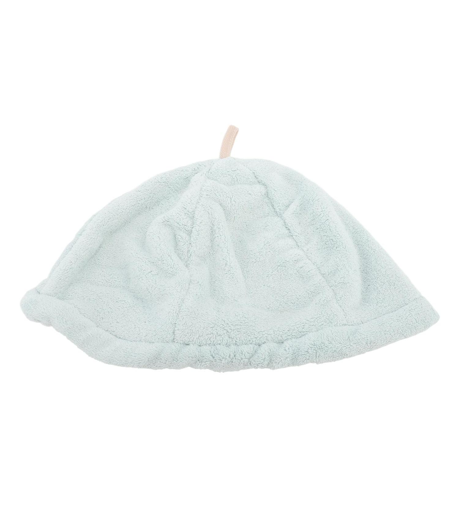 Coral Fleece Sauna Cap Highly Absorbent Men Women Drying Hair Shower Hat with Versatile Design for Saunas Spas or Baths (Green) - Buy Online on GoSupps.com