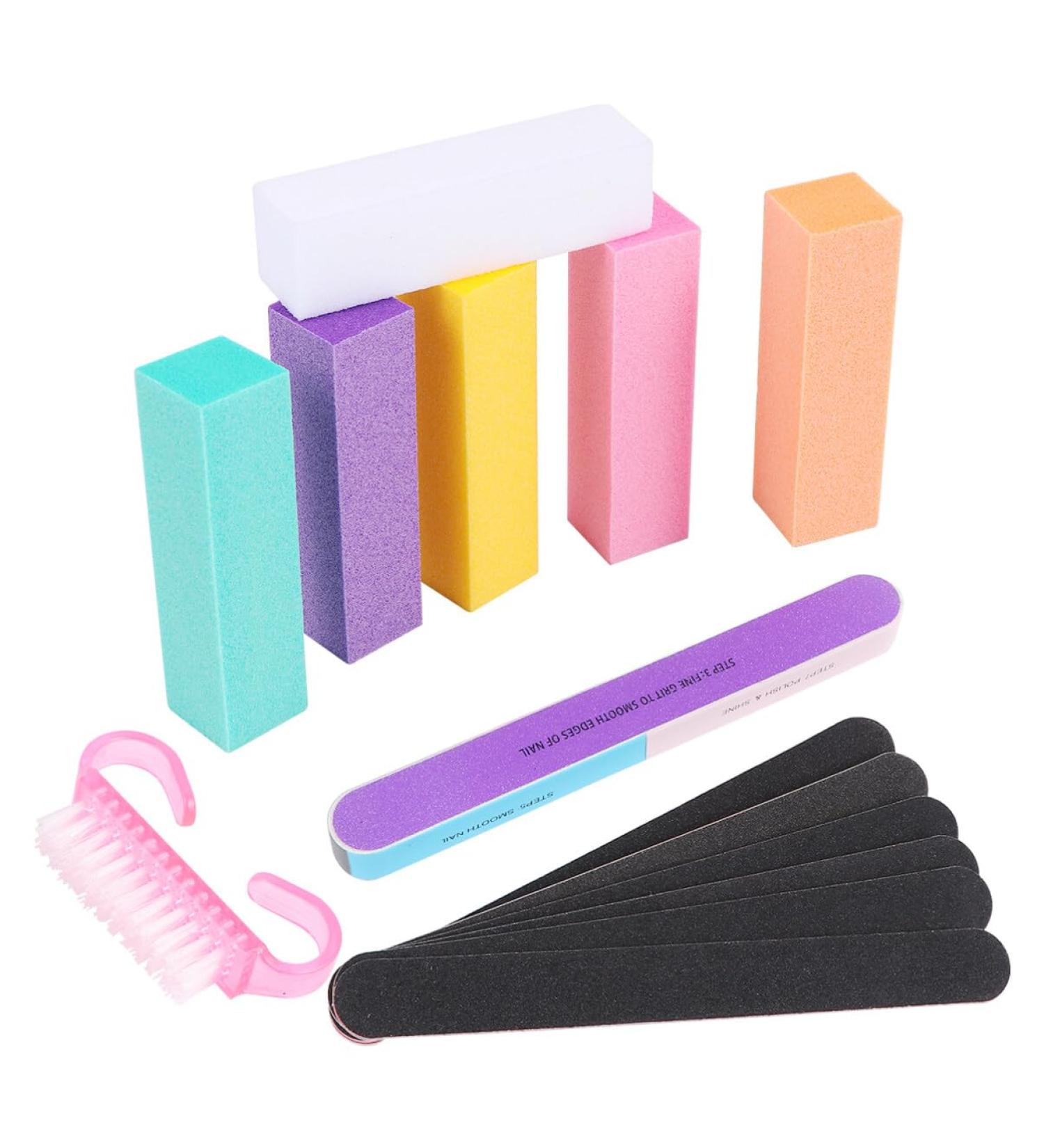 Beavorty 1 Nail Files Emery Boards Buffer Sanding Block Nail Polish Buffer Acrylic Nail Files Nail File for Natural Nails Professional Nail File Nail Art Supplies Manicure Miss 18X2cm - Buy Online on GoSupps.com