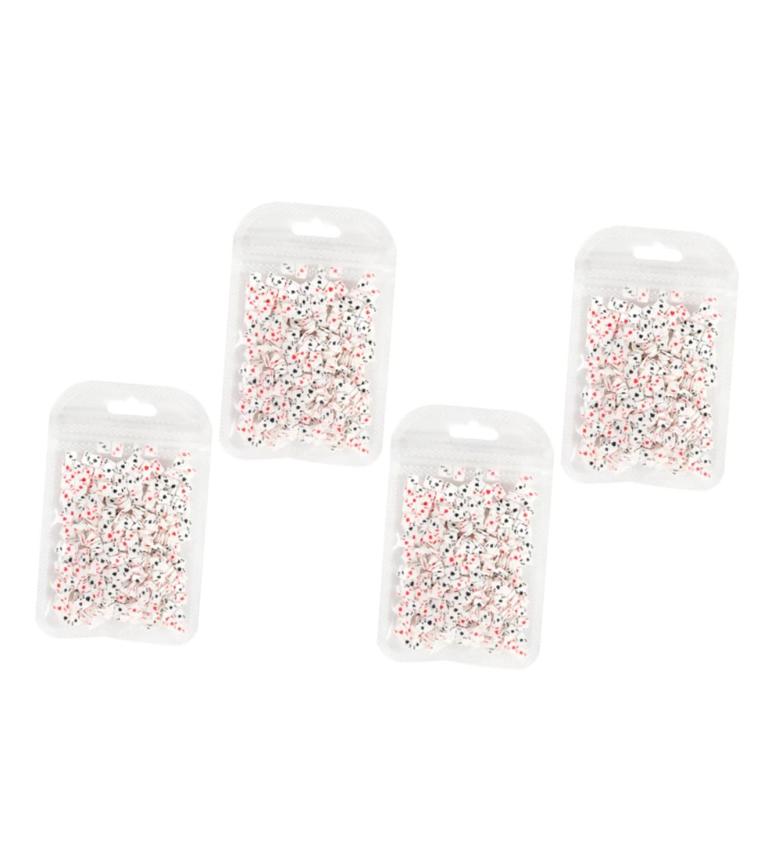 HAPINARY 4 Nail Art Accessories Home Decorations Home Ornament Polymer Clay Jewelry Diy Handcraft Materials Nail Accessories Polymer Clay Manicure Accessories Playing Nail Art Charm Set - Buy Online on GoSupps.com