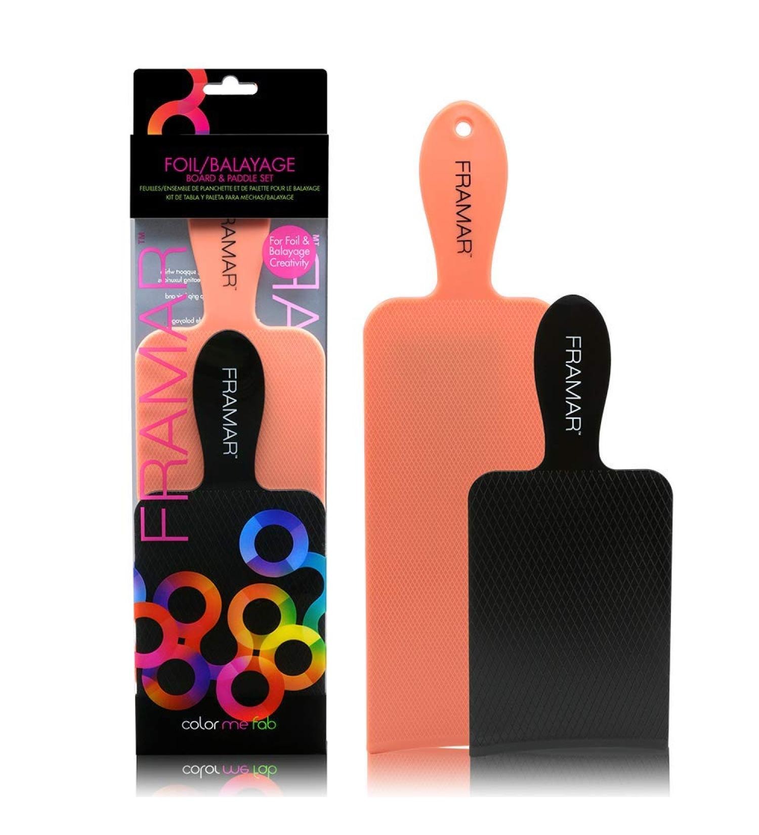 Framar Foil/Balayage Board and Paddle Set for Hair Bleach/Dye - Long & Short Board Coloring Set, 2 Pack - Buy Online on GoSupps.com
