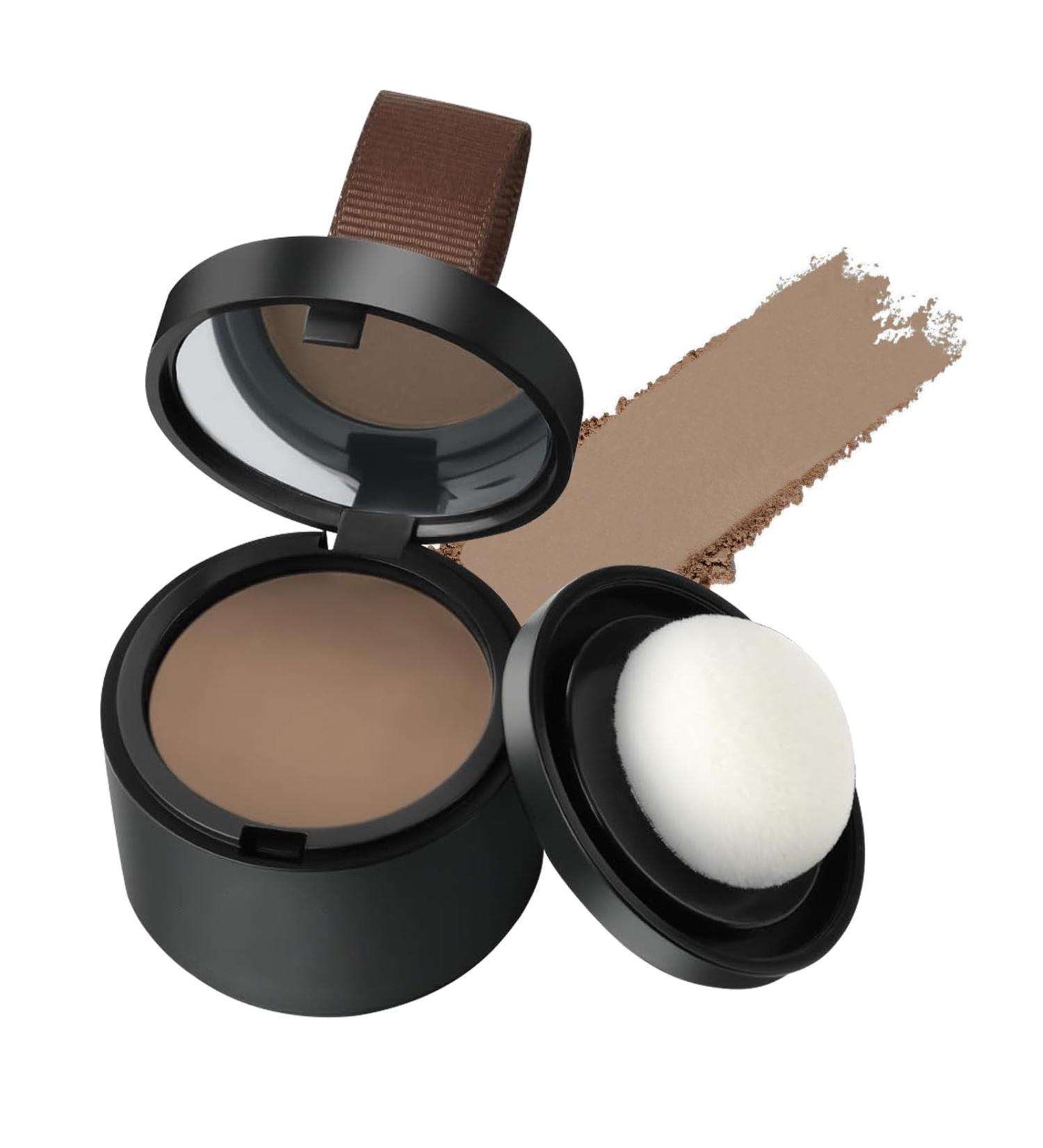 Buy Medium Brown Approach Powder - Hair Concealer & Sealing Base with Mirror Sponge for Receding Hairlines - International Shipping Available - Buy Online on GoSupps.com