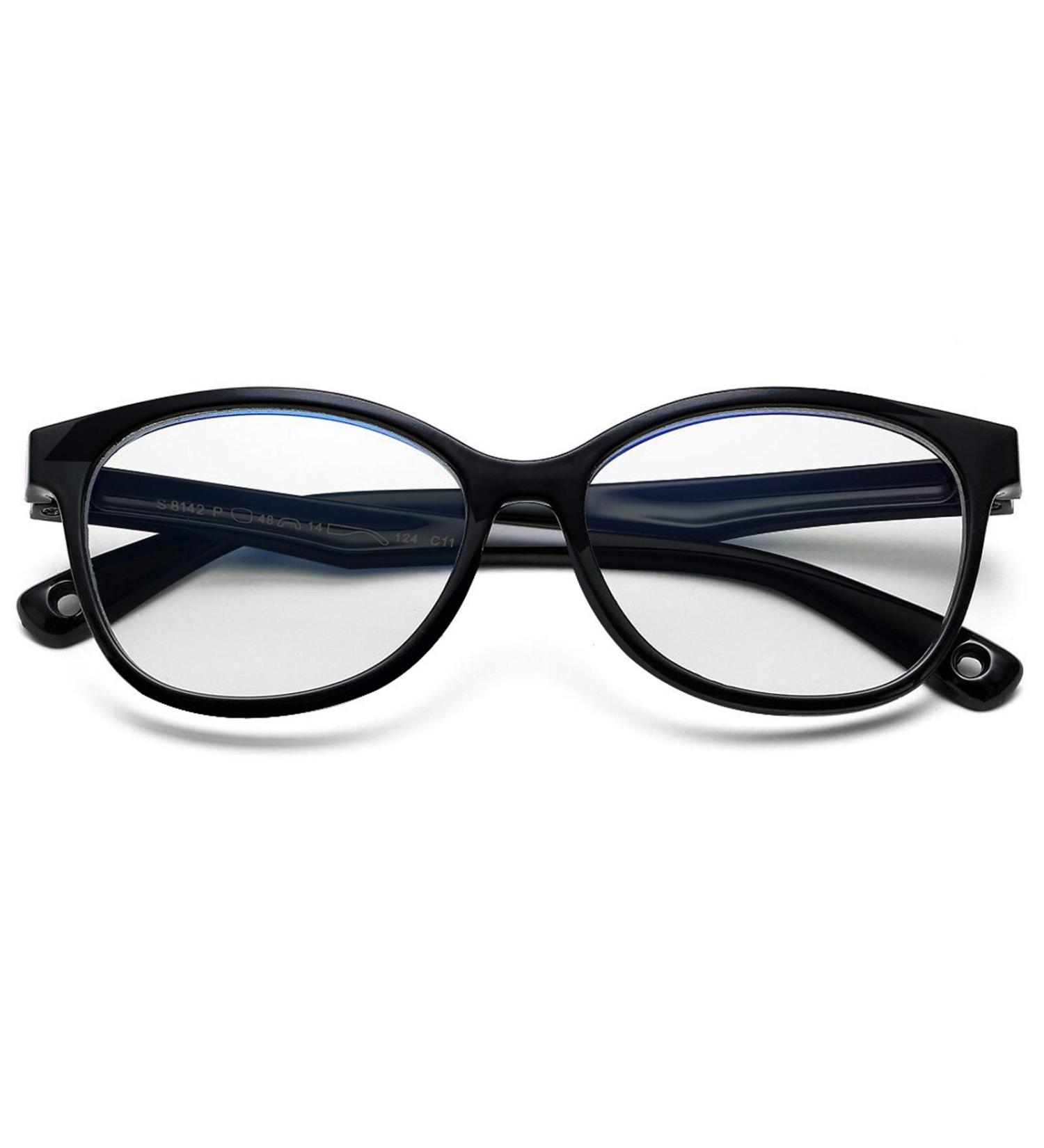 2 Pack Kid Blue Light Blocking Glasses | Anti Eyestrain for Boys Girls 3-12 | Matte Black - Buy Online on GoSupps.com