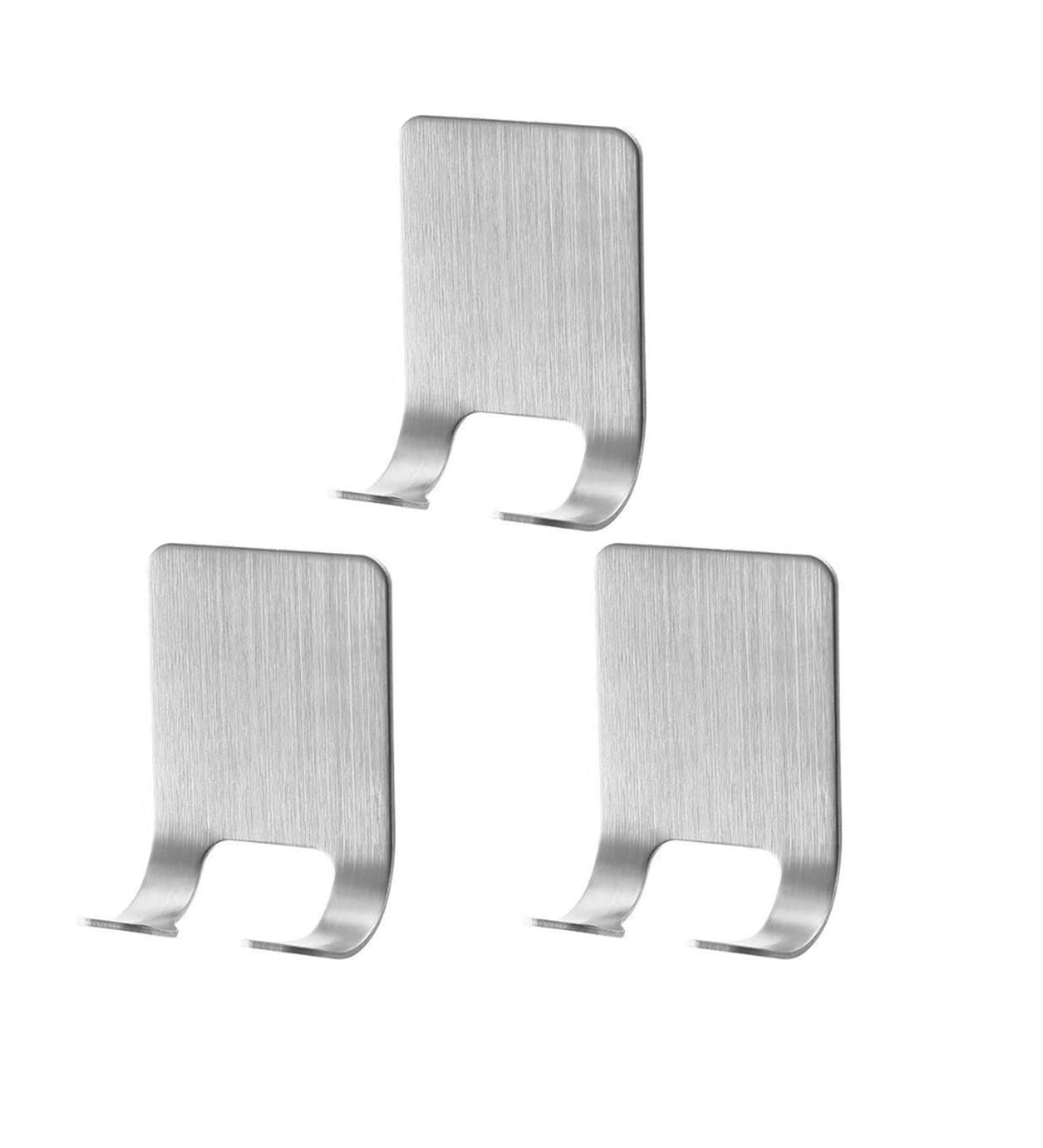 Lianrises 3-Piece Shower Razor Holder - Adhesive Stainless Steel Hooks for Bathroom - No Drilling Waterproof Multi-Purpose Organizers - Buy Online on GoSupps.com