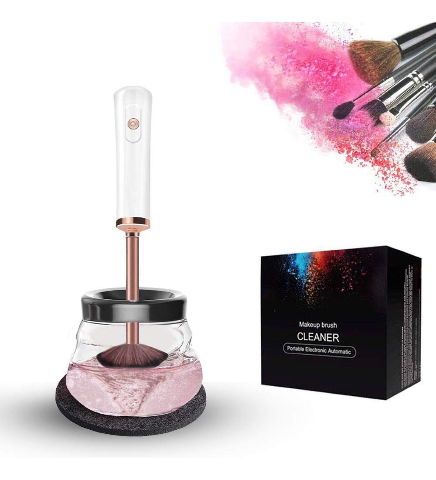 Automatic Make-Up Brush Cleaner & Dryer - Wash & Dry in 10 Seconds | Electric Cosmetic Tool (White) - Buy Online on GoSupps.com