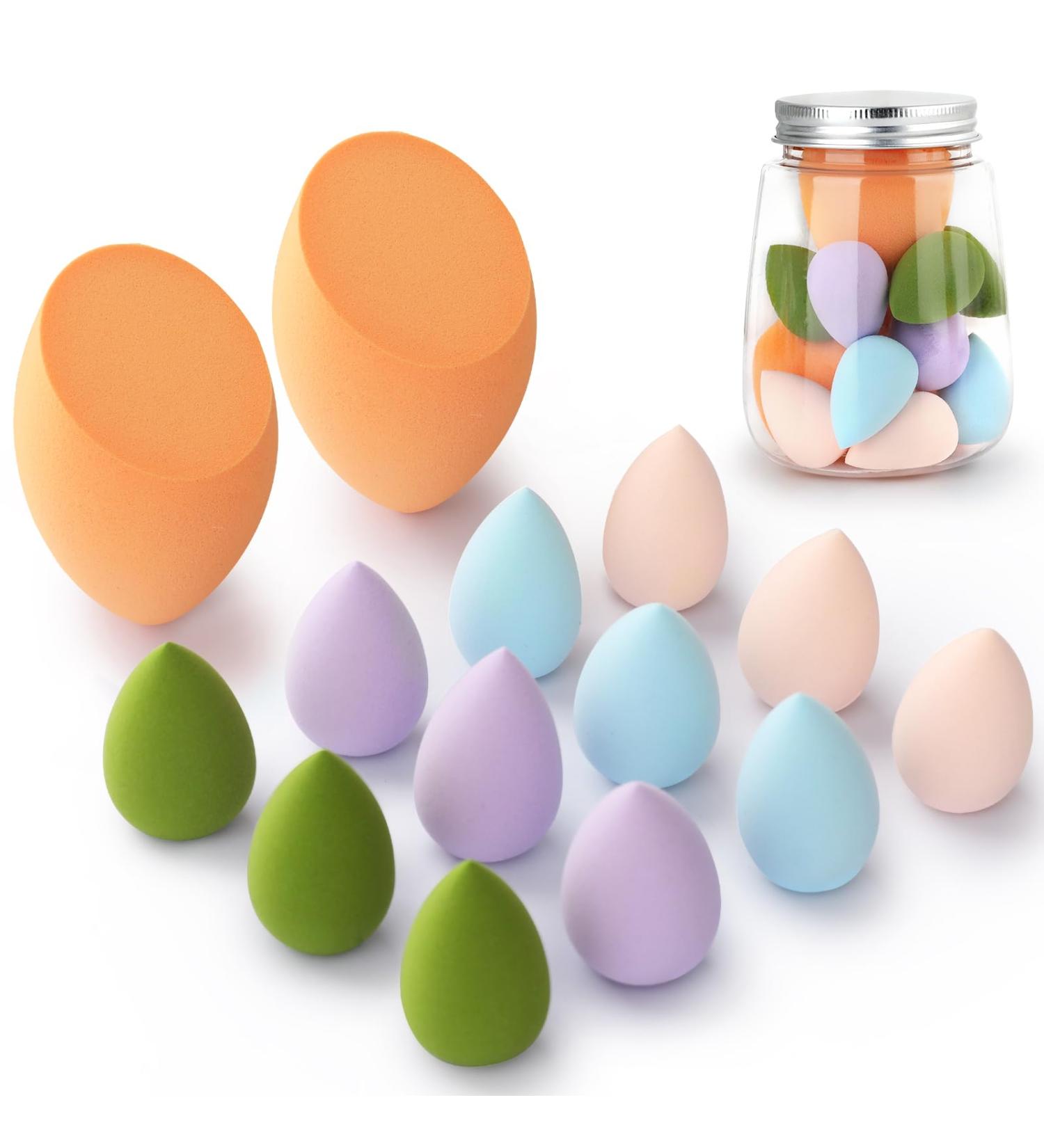 Mini LARGE Make Up Beauty Sponges Blender-Product contains: 12pac Mini and 2pac Small Make Up Beauty Sponges - Buy Online on GoSupps.com