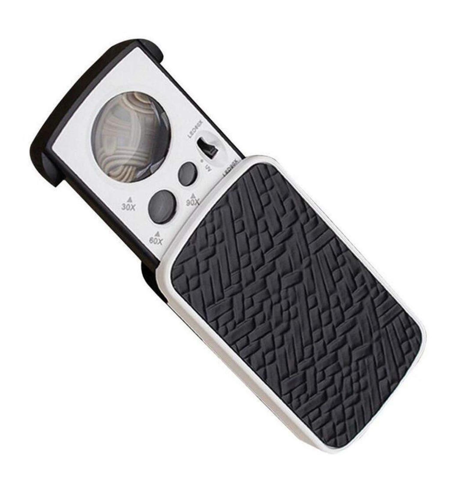 Magnifier Portable 30 Times 60 Times 90 Times Uv Lamp Identification Crafts High Magnification Magnifying Glass Lofty Ambition - Buy Online on GoSupps.com