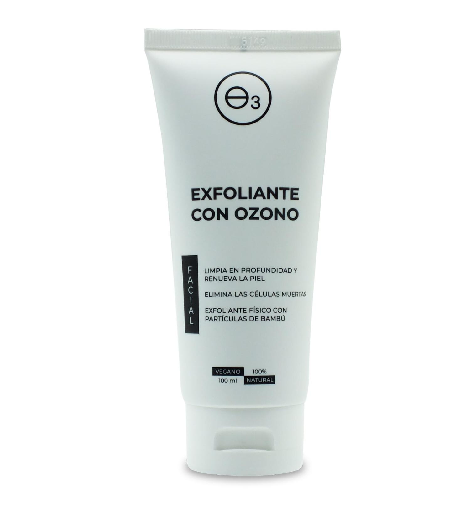 OZONO D'OR - Facial Scrub for Women with 100% Natural Bio Ozone Eliminates Blackheads Enlarged Pores Pimples Acne and Imperfections | Facial Exfoliator 100 ml - Buy Online on GoSupps.com