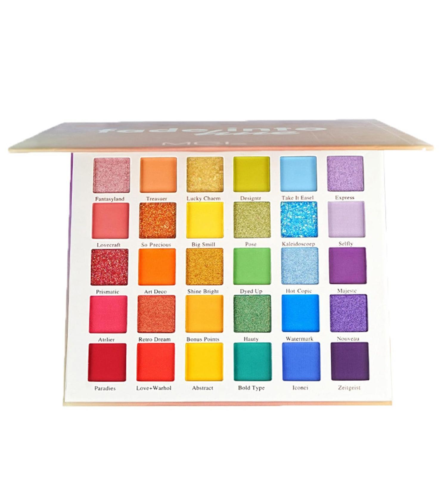 Set of 30 Colours in Matte and Shimmer Eyeshadow Makeup Palette Eyeshadow Palette Highly Pigmented Colorful Long Lasting Waterproof Eye Shadow Rainbow Eyeshadow Palette Matte Shimmer Pressed Glitter - Buy Online on GoSupps.com