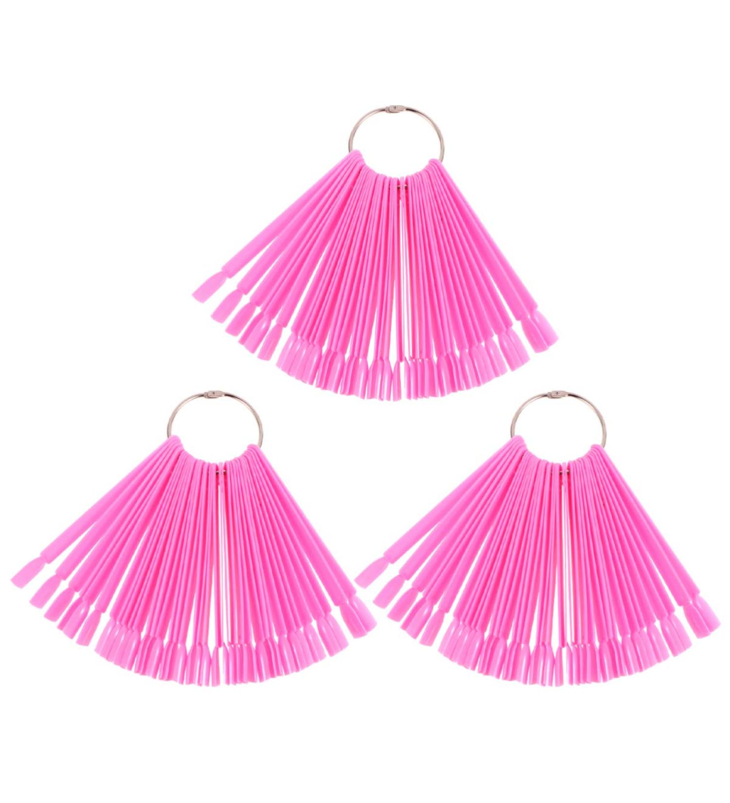 Shop Minkissy 150-Piece Nail Art Tips & Polish Display - Pink Nail Tips & Lacquer Plate for Flawless Nail Art - Buy Online on GoSupps.com