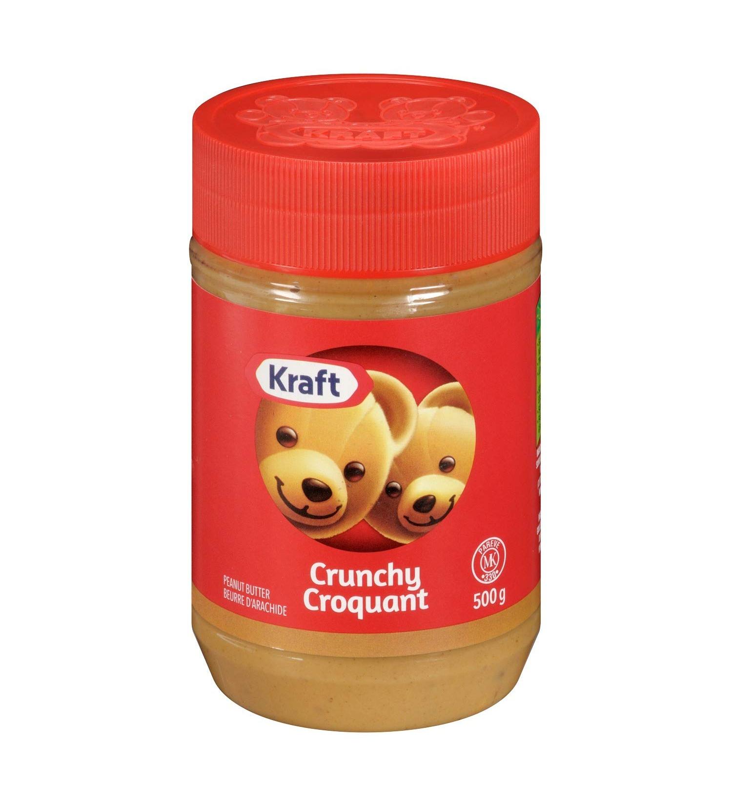 Kraft Peanut Butter Crunchy 500g (Pack of 12) 500 g (Pack of 12) Crunchy - Buy Online on GoSupps.com