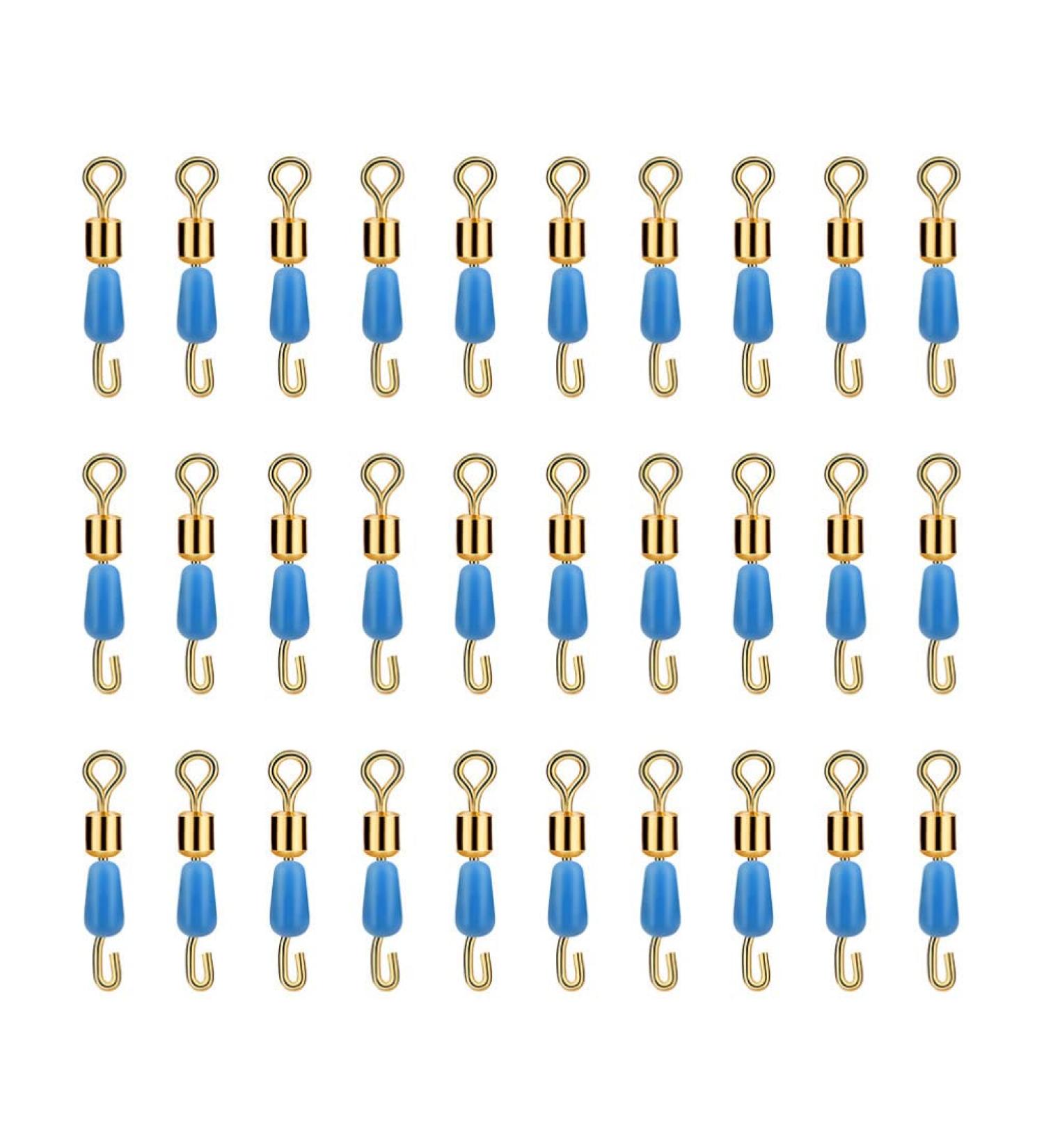 BESPORTBLE 30Pcs Fishing Bobber Stoppers Float Sinker Stops Fishing Accessories for Outdoor Blue Fishing Floats - Buy Online on GoSupps.com