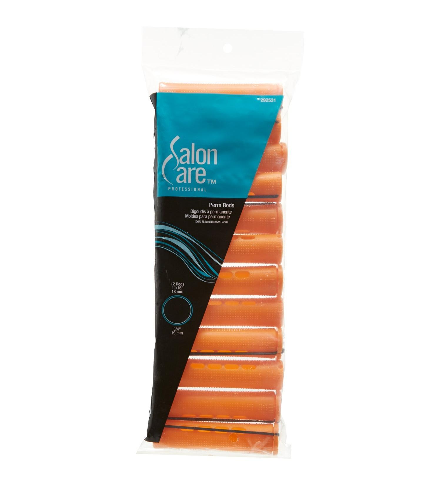 Salon Care Tangerine Large Curved Perm Rods Tangerine