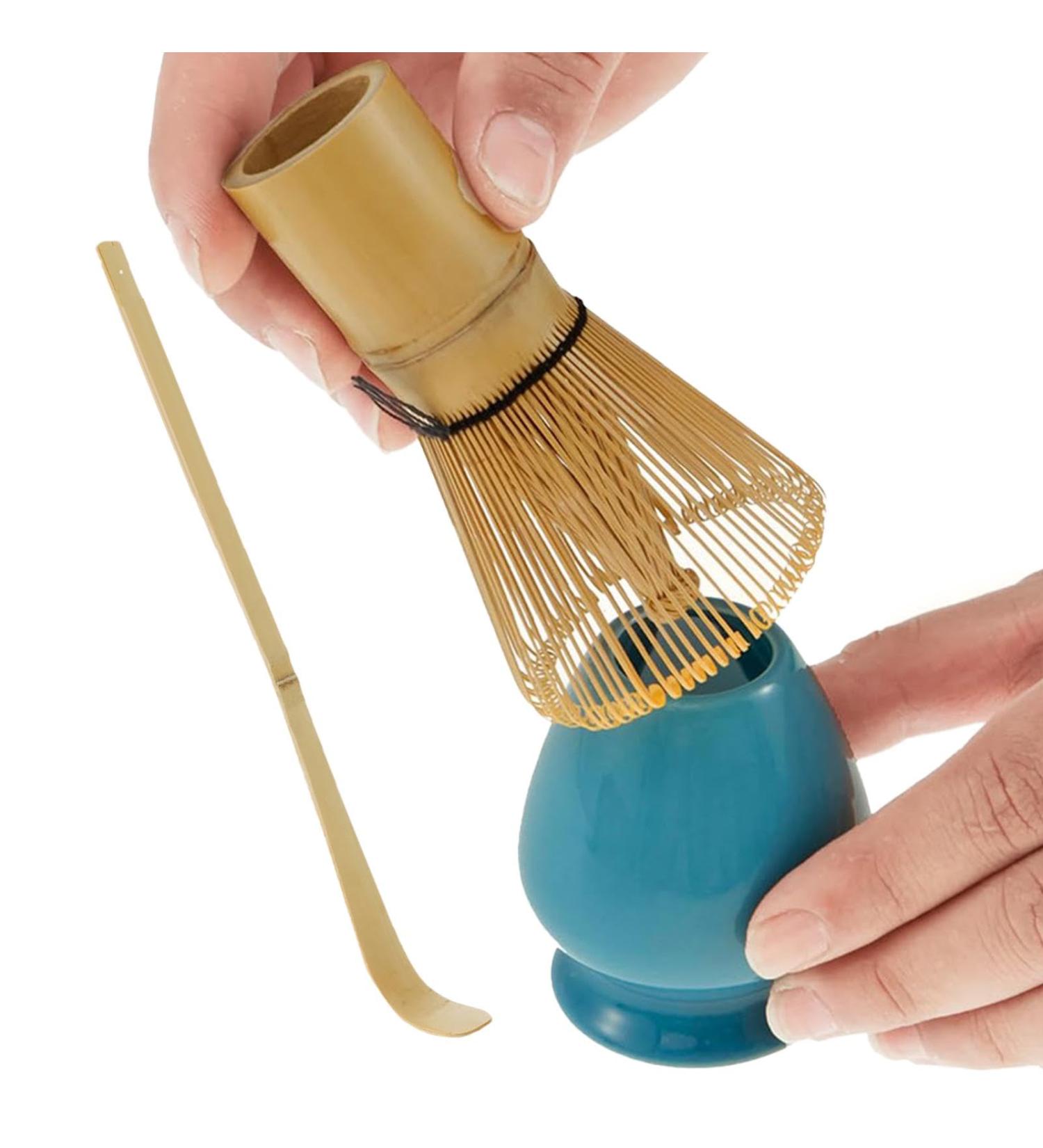 Service th matcha fouet s r pour matcha | Ensemble th matcha japonais fouet et cuill re matcha support pour fouet matcha pour homme et femme - Buy Online on GoSupps.com