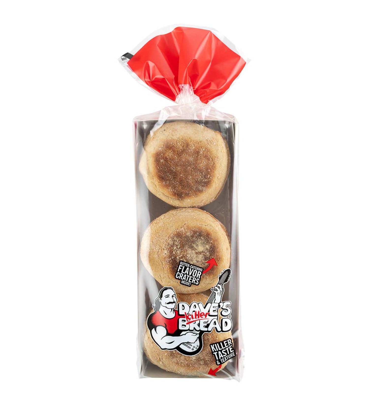 Dave's Killer Bread Classic English Muffins 13.2 oz - Premium Quality Breakfast Option - Buy Online on GoSupps.com