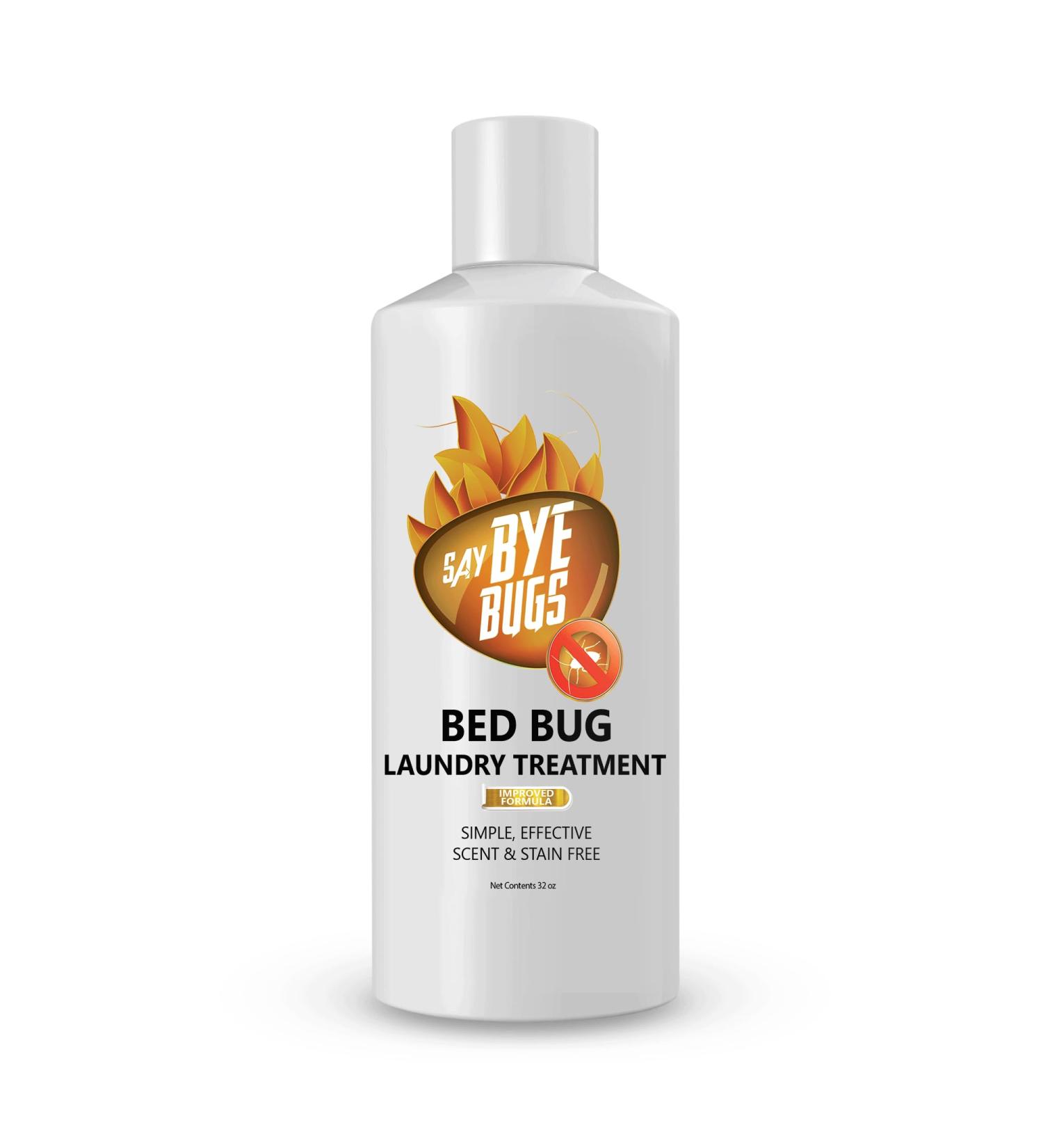 Say Bye Bugs Bed Bug Killer Laundry Detergent (32oz) - Non-Toxic Odorless Safe for Family & Pets Made in USA - Buy Online on GoSupps.com