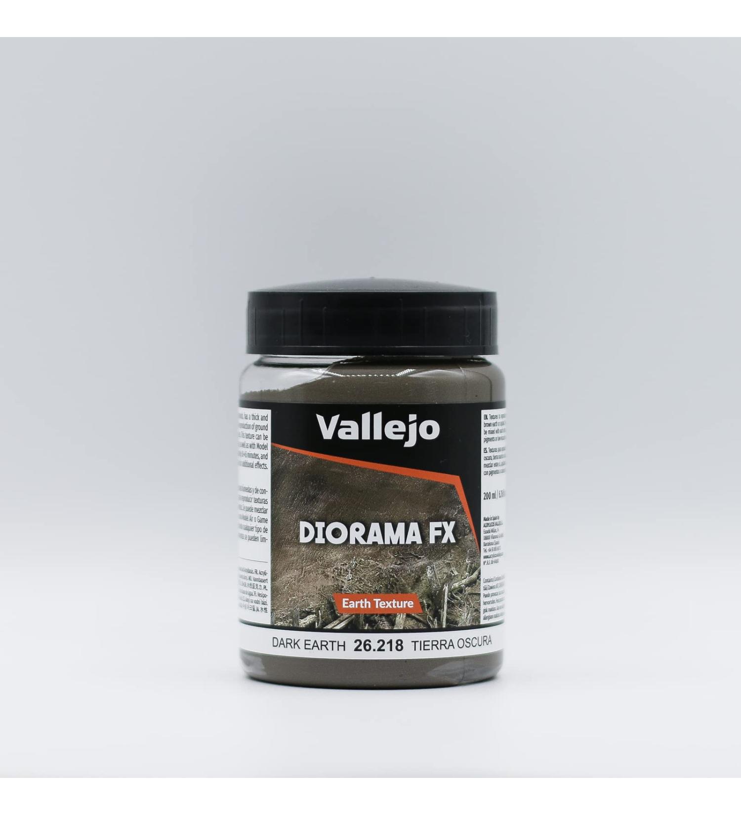 Vallejo Dark Earth Gel 200ml - Premium Modeling Paste for Realistic Terrain Effects - Buy Online on GoSupps.com