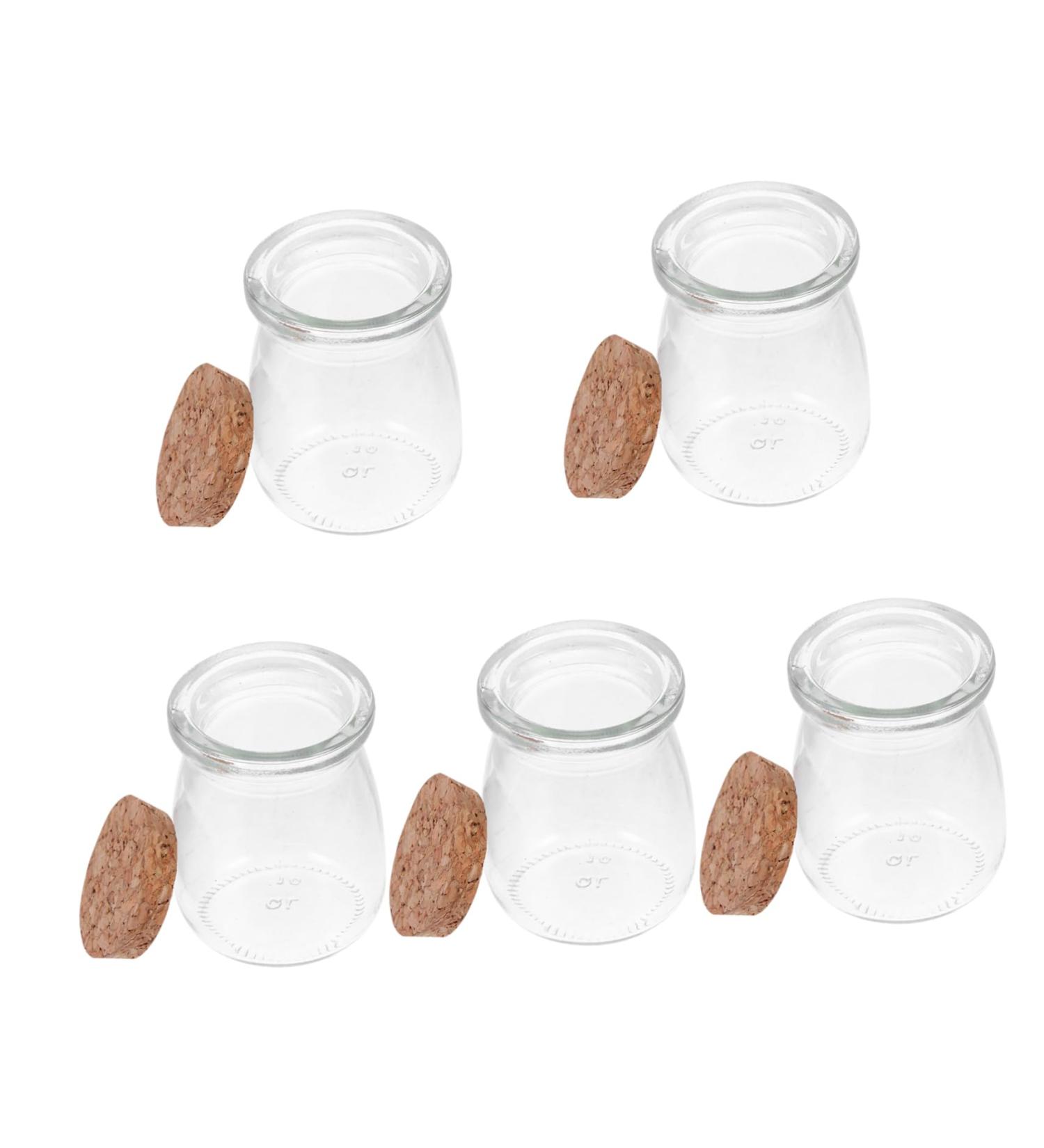 Zerodeko 5pcs Cork Glass Bottle Ordinary Glass Simple Perfume - Buy Online on GoSupps.com