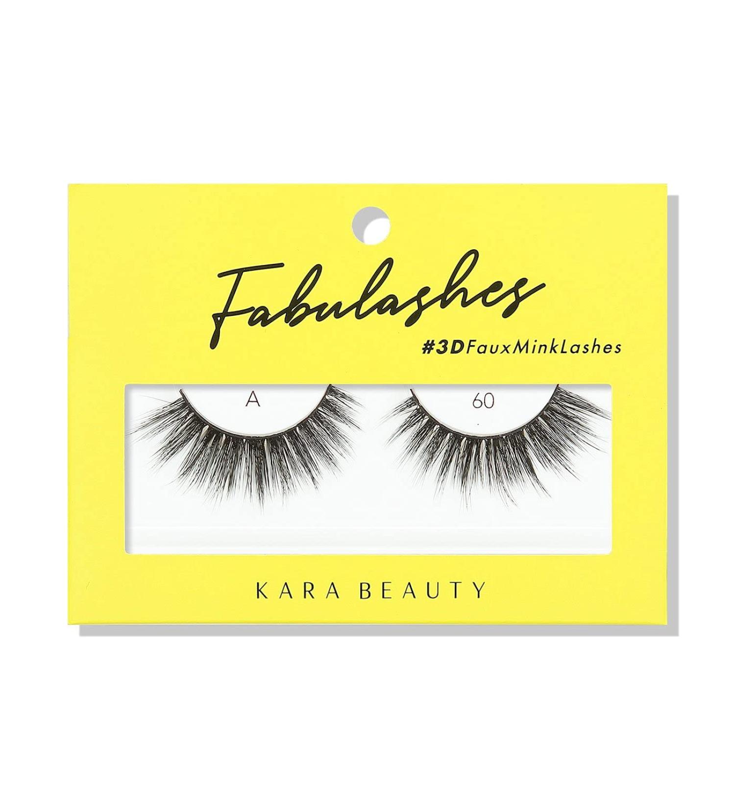 KARA BEAUTY FABULASHES 3D Faux Mink False Eyelashes - Style A60