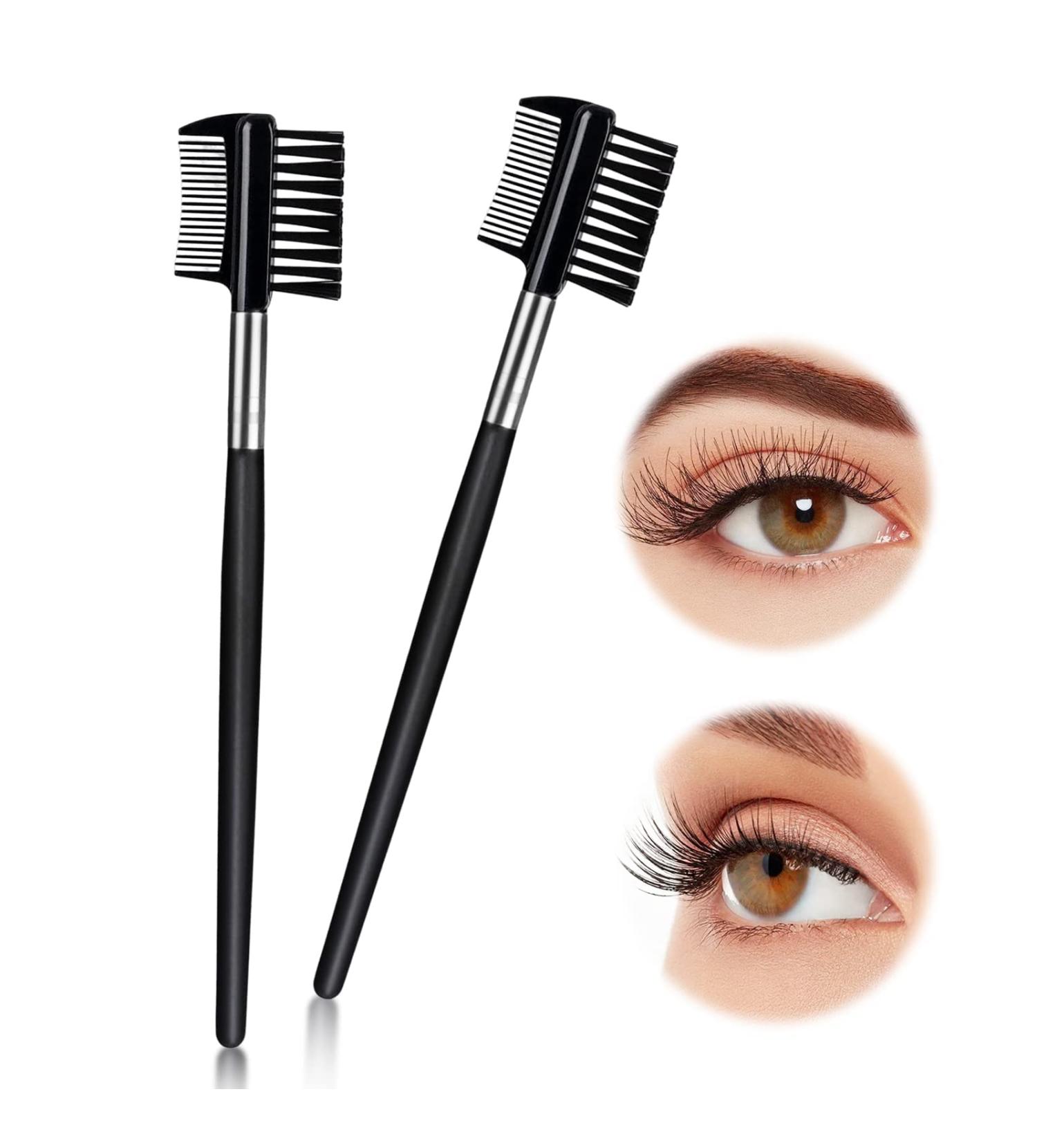 2-Piece 2-in-1 Eyebrow Brush Set | Double-Sided Comb & Separator for Perfect Eyebrows | Essential Women s Cosmetic Tools - Buy Online on GoSupps.com