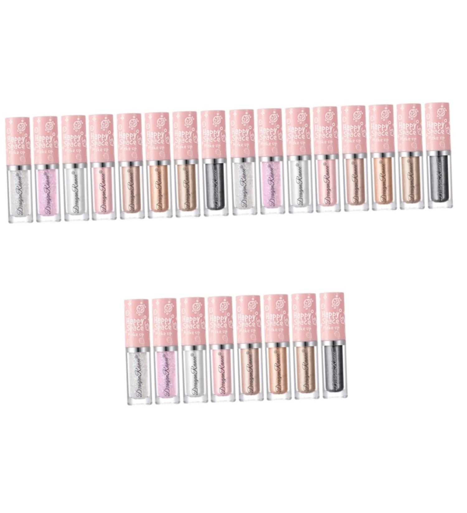 Healeved 24 Pcs Eye Shadow Sparkle Eye Makeup Glitter Liquid - Buy Online on GoSupps.com