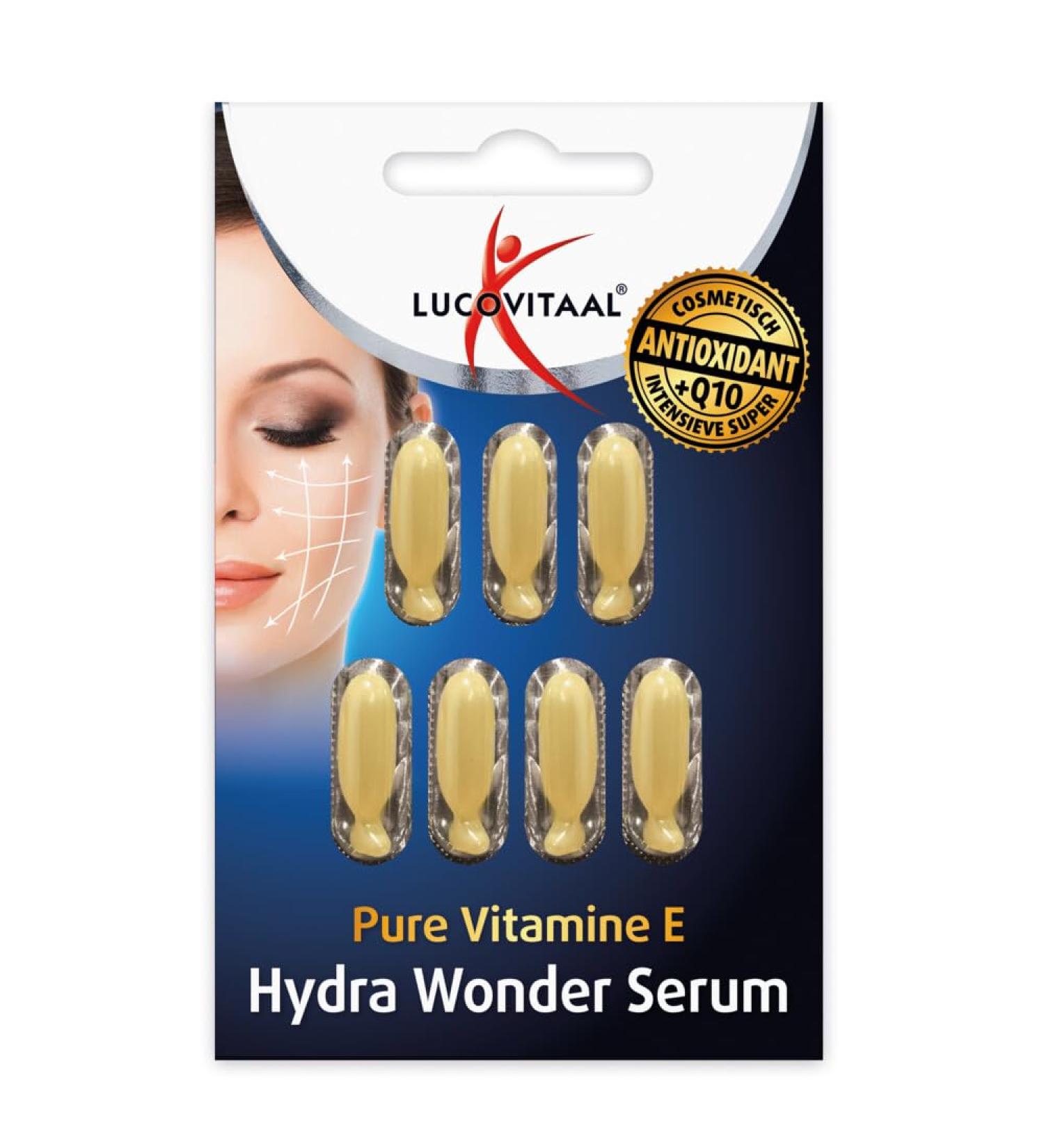 PK Benelux BV 3x Lucovitaal Vitamin E Hydra Wonder Serum 7 Capsules