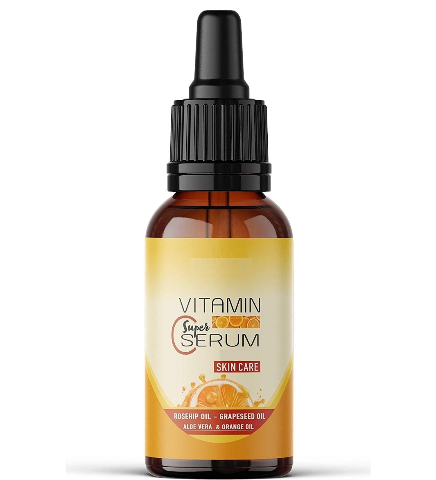 AM Vitamin C Face Serum for Glowing Skin | Skin Pigmentation | Scar Treatment Wrinkle Anti Aging Skin Care Oily & Dark Spot Corrector For Men & Women (30ml)