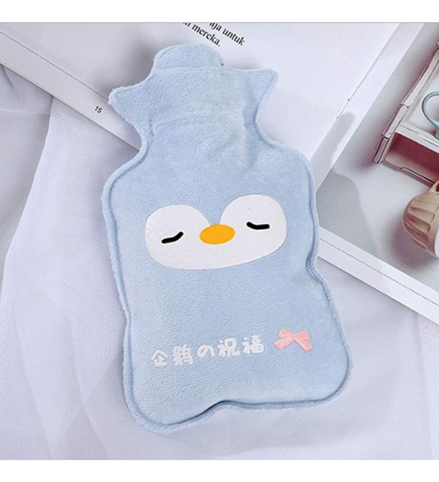 MAIES DURABLE 300ml Heat Pocket - Portable Hand Warm Water Bottle with Cute Fleece Bag for Women - Cold Resistant & Ideal for Travel - Buy Online on GoSupps.com