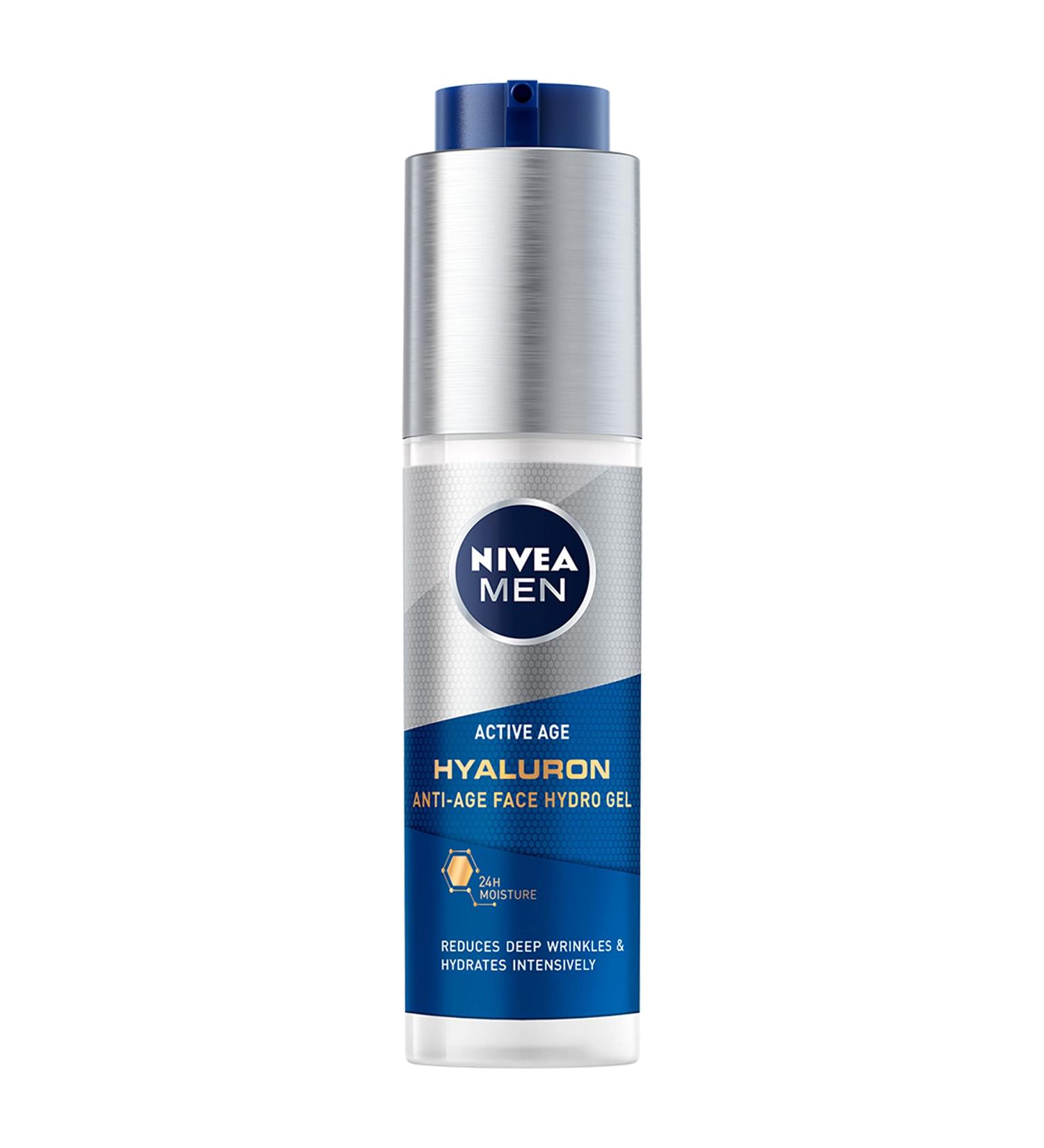 Nivea Men Active Age Hyaluronic Aftershave Lotion 50ml - Buy Online on GoSupps.com