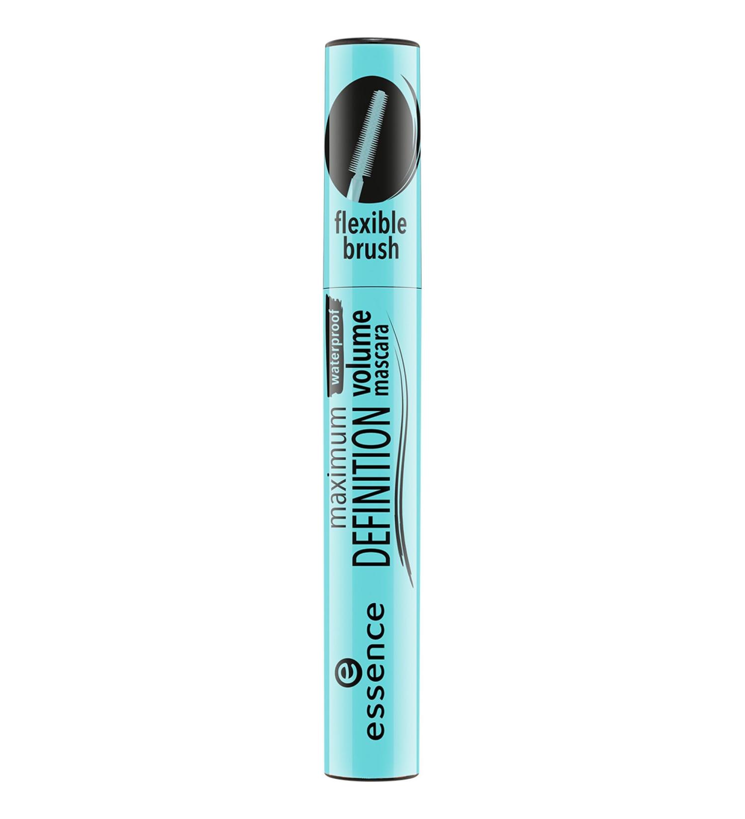 Essence Maximum Definition Waterproof Volume Mascara - Vegan Perfume-Free Flexible Brush (8ml) - Buy Online on GoSupps.com