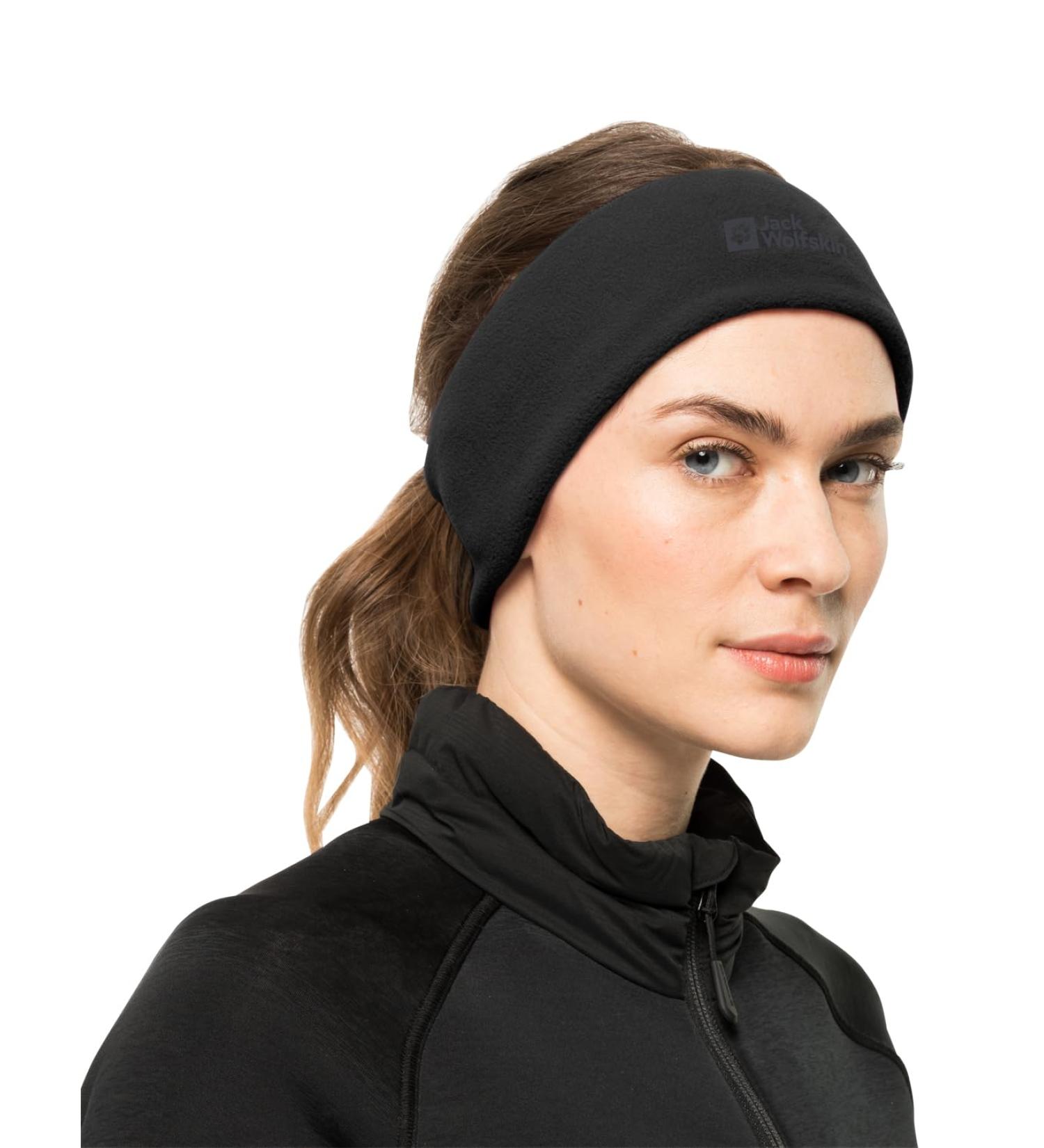 Jack Wolfskin Unisex Real Stuff Headband 1 piece (1 pack) Black