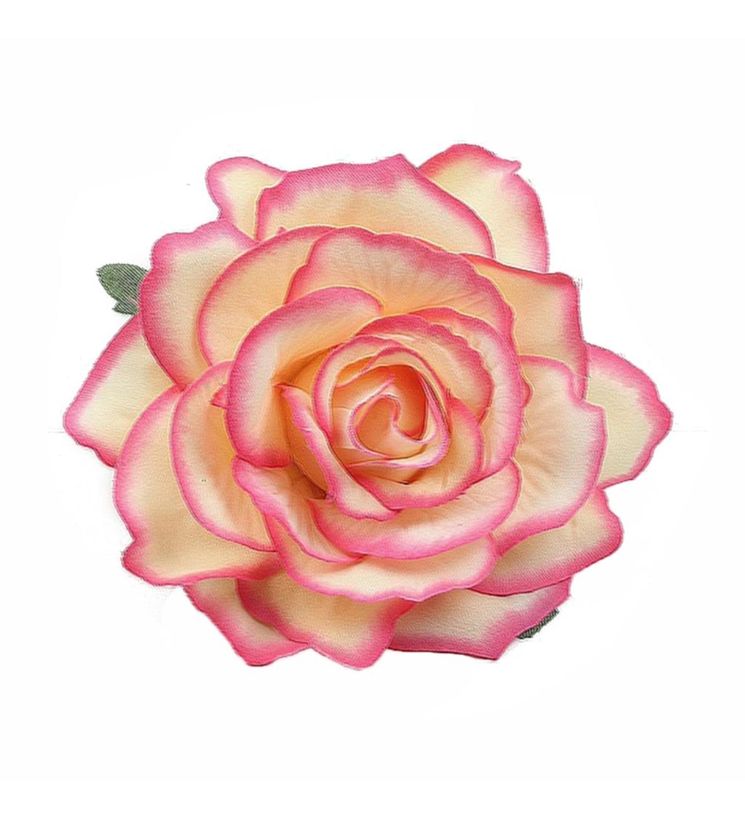 AJTUTUS Rose Clip Fabric Rose Flower Hair Pins Brooch Floral Clip Flower Pin Headpieces Woman Wedding Party Favor Accessory - Buy Online on GoSupps.com