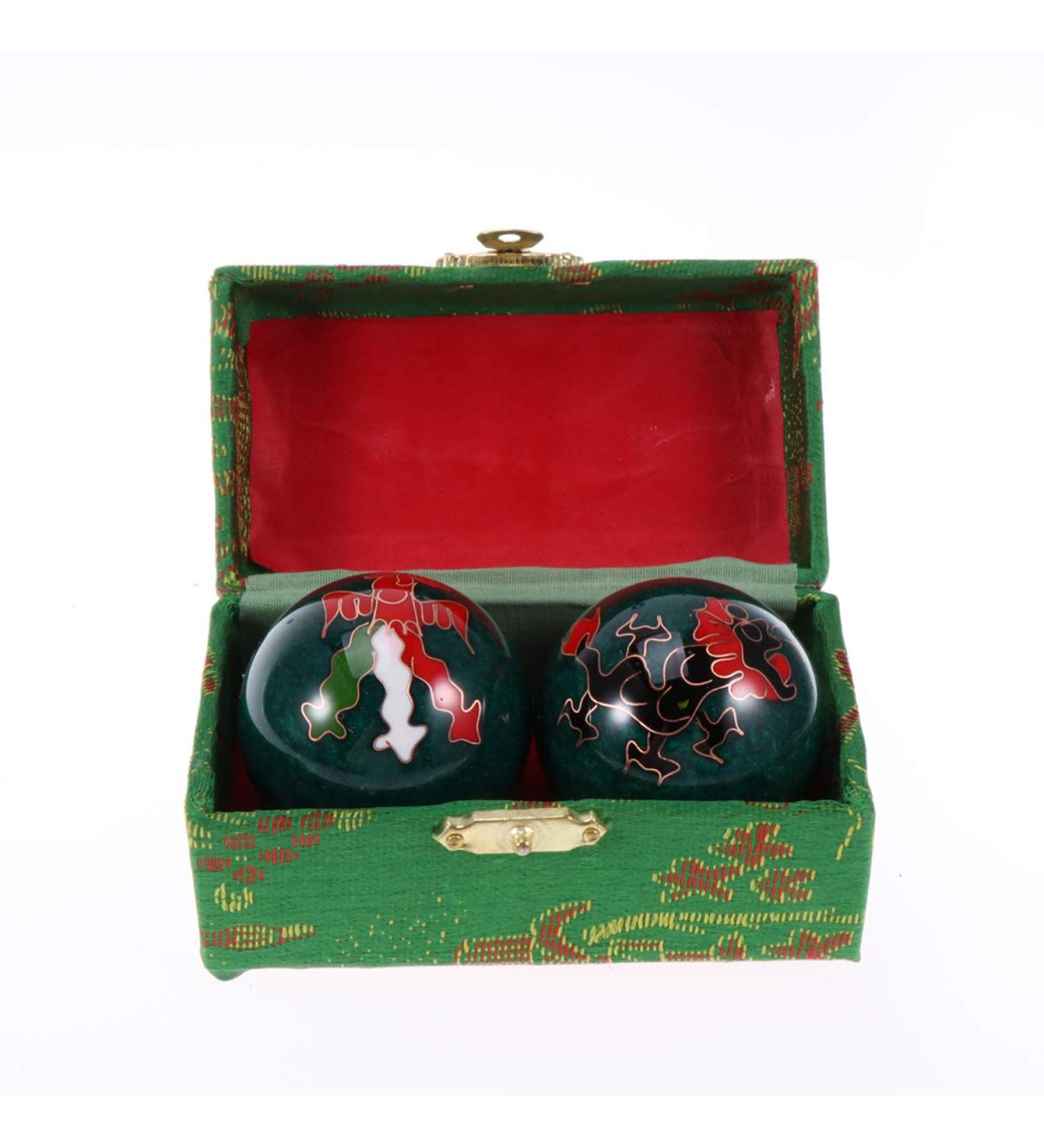 Gleavi Chinese Massage Tools - Lacrosse Balls Baoding Exercise Balls & Palm Massage for Stress Relief & Relaxation - Buy Online on GoSupps.com