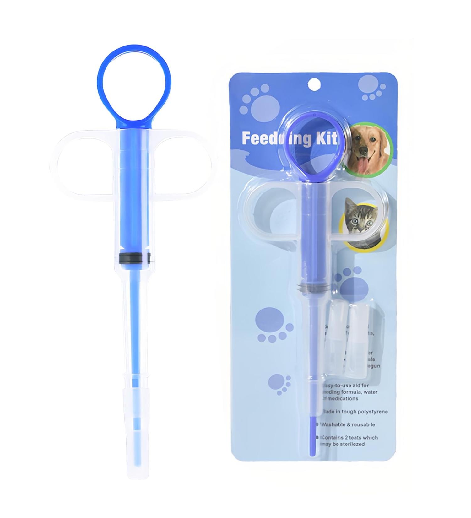 Tabletic Pine Cat Medication Feeder - Reusable Push Sprayer with Soft Tip for Easy Pill Giving to Cats & Small Pets - Buy Online on GoSupps.com
