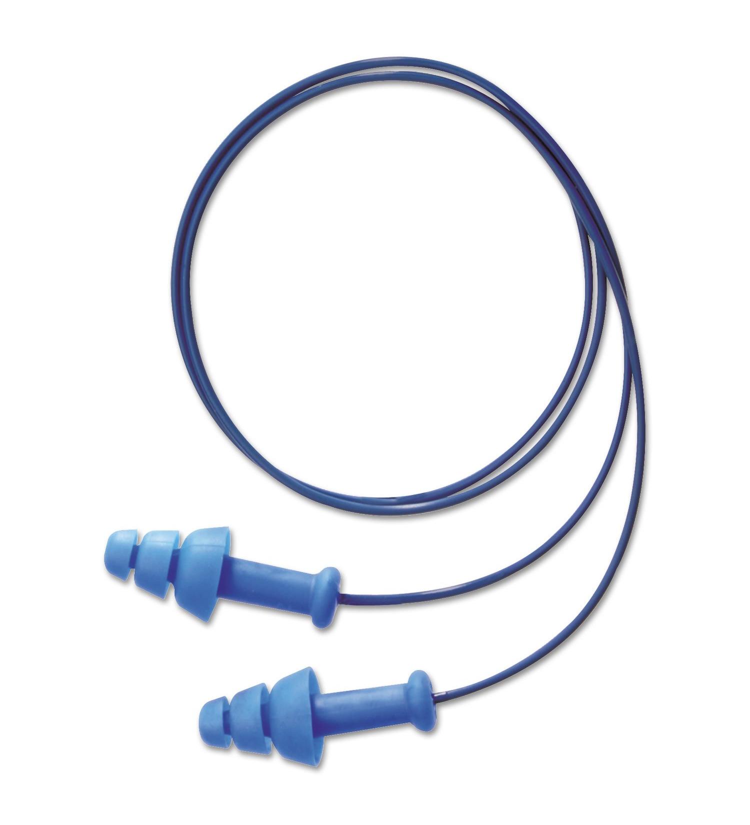 Howard Leight SDT30 SmartFit Detectable Triple Flange Earplug 25NRR