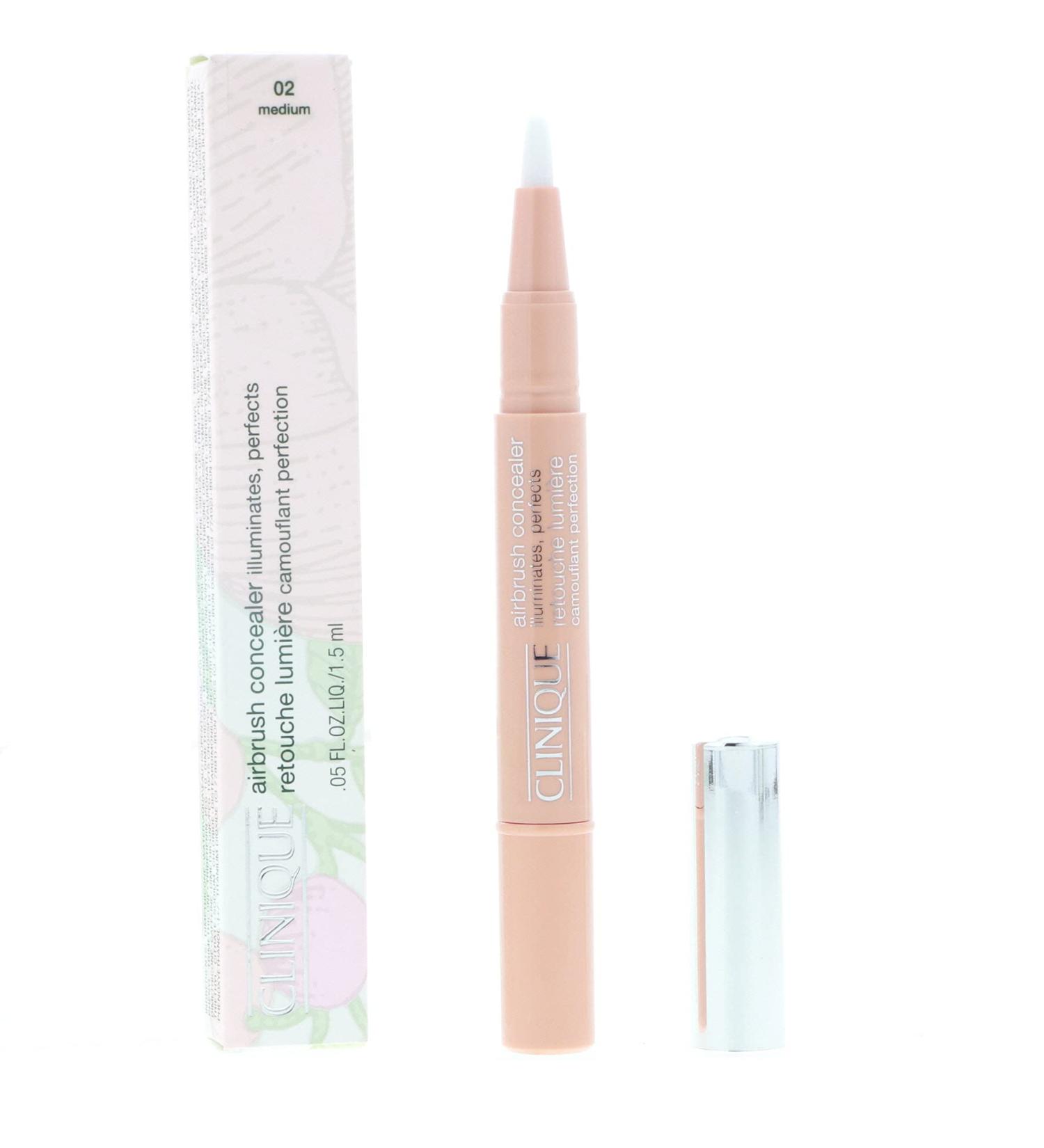 Clinique Airbrush Concealer No. 02 Medium 0.05 oz - Brighten and Correct Imperfections - Buy Online on GoSupps.com