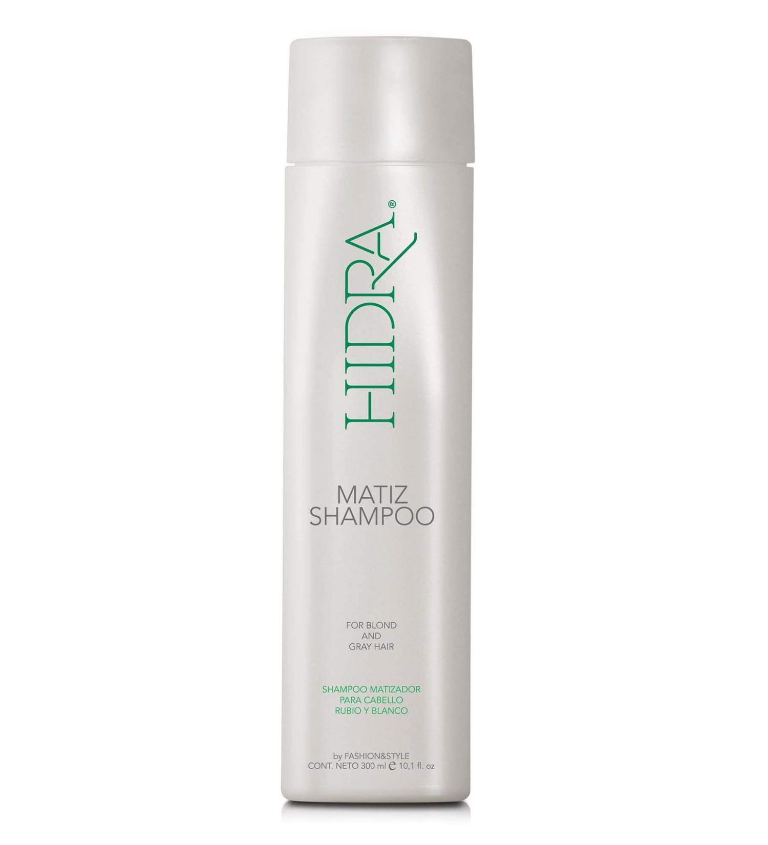 Hidra Matiz Shampoo for blonde & gray hair (matizador para cabello rubio) 10.1 oz