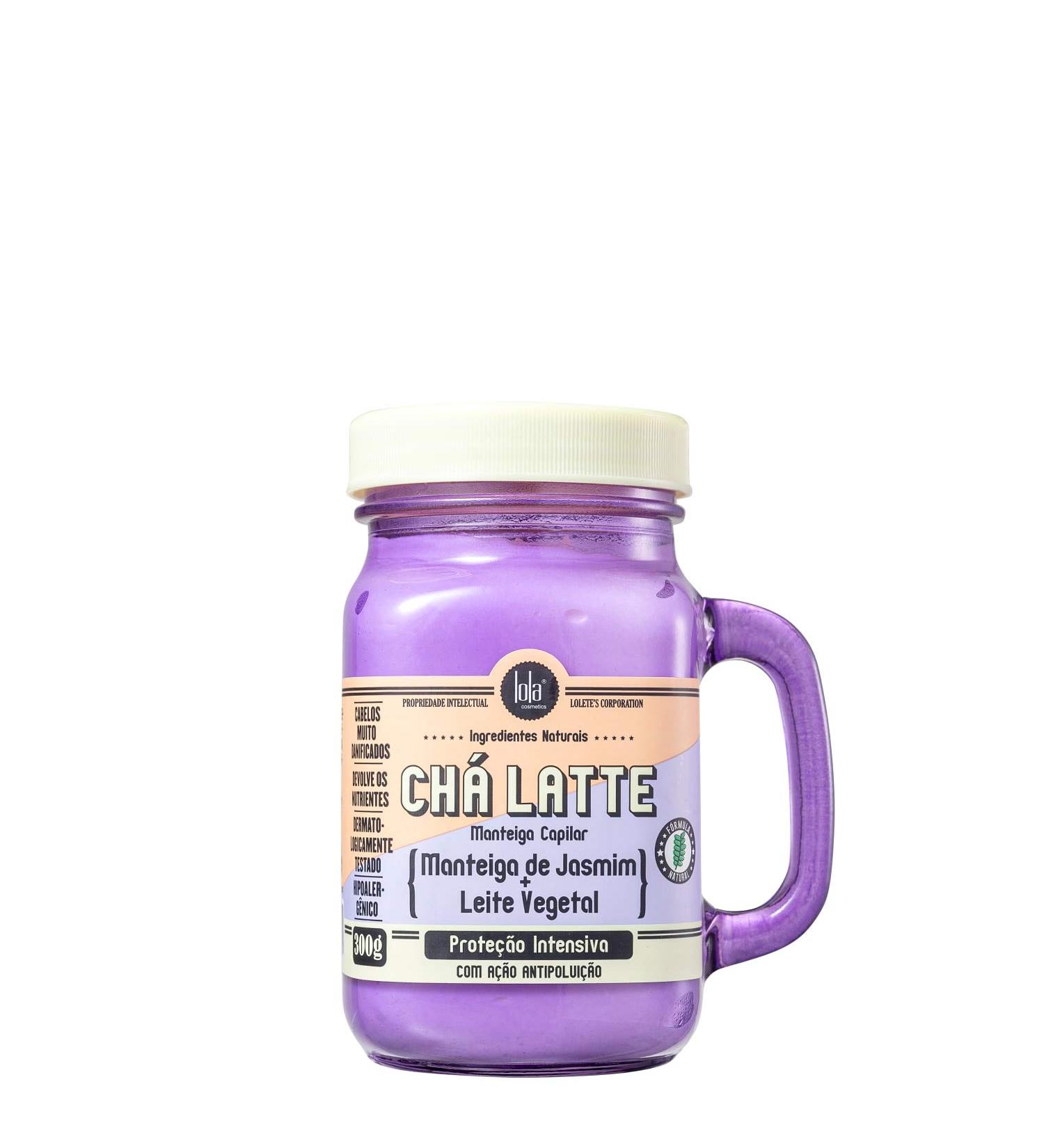 Lola Brasil Cha Latte Hair Mask 300g - Jasmin Butter & Vegetable Milk - 10.58 Oz - Buy Online on GoSupps.com