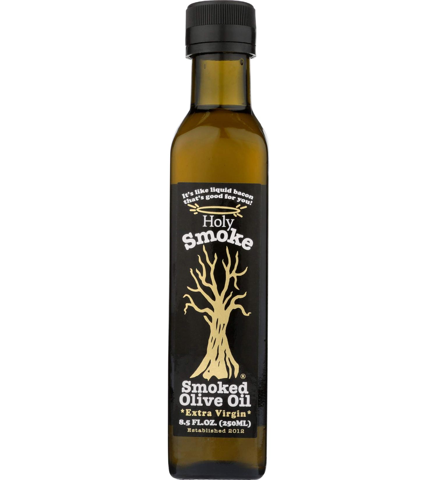 Buy HOLY SMOKE Smoked Extra Virgin Olive Oil - 8.5 oz | Premium Flavor for Cooking - Buy Online on GoSupps.com