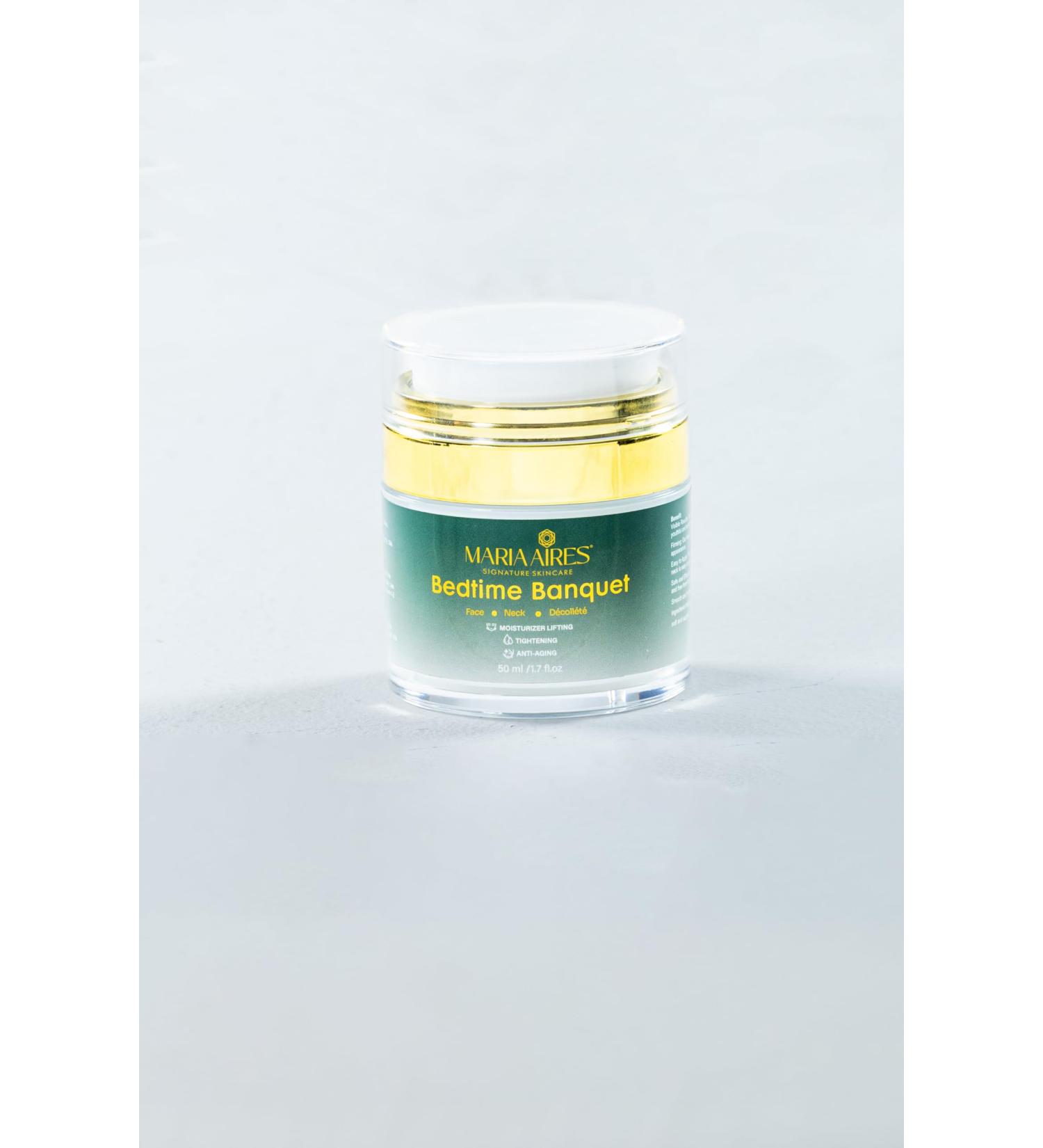 Maria Aires Bedtime Banquet Anti-Aging Moisturizer Face Neck D collet Cream 1.7 fl oz - Buy Online on GoSupps.com