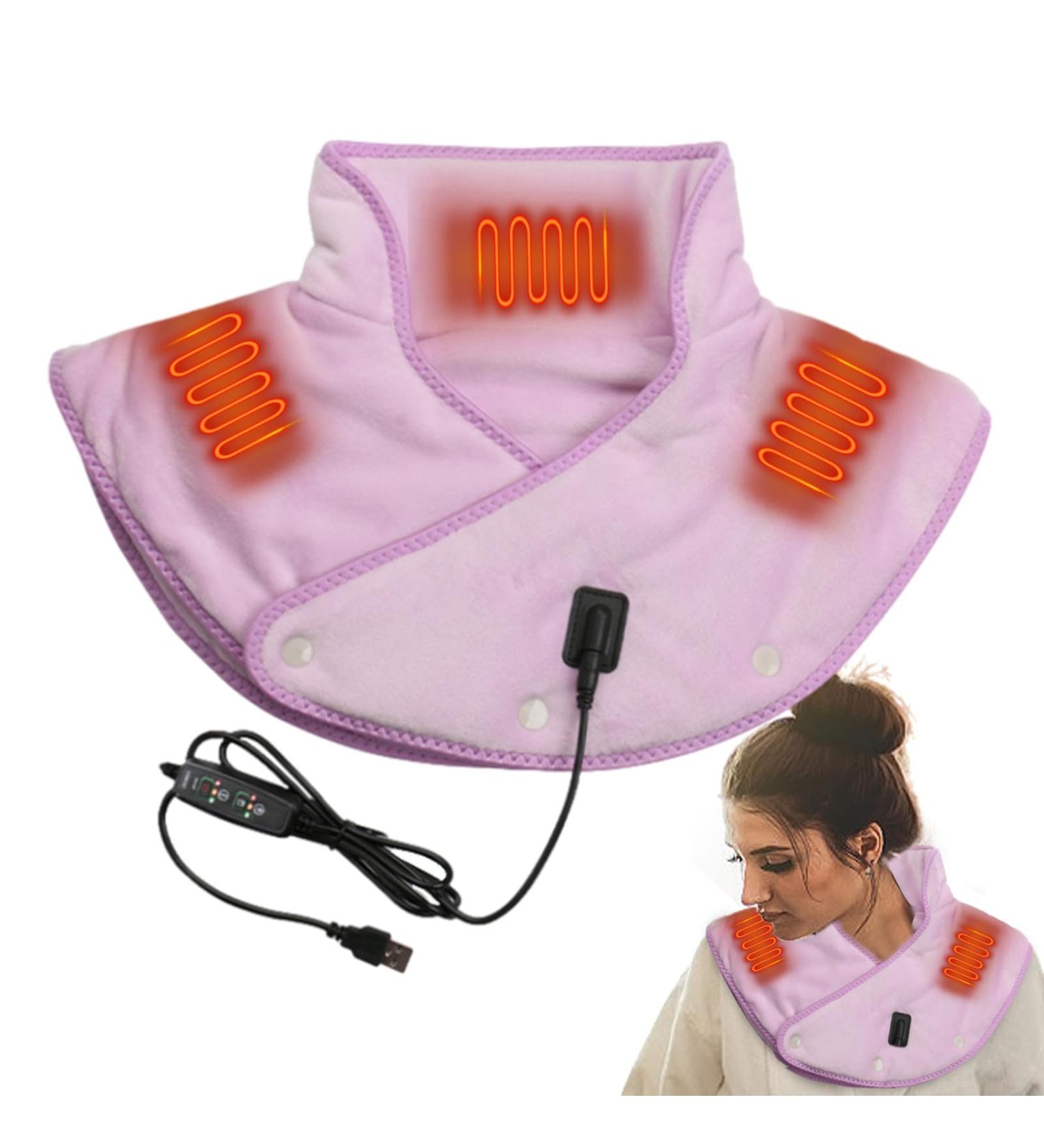 Eastuy Warm Shoulder Pad & Neck Wrap Fast Heating Electric Shoulder Warmer with 3 Levels - Safe Heated Scarf for Men & Women - Buy Online on GoSupps.com