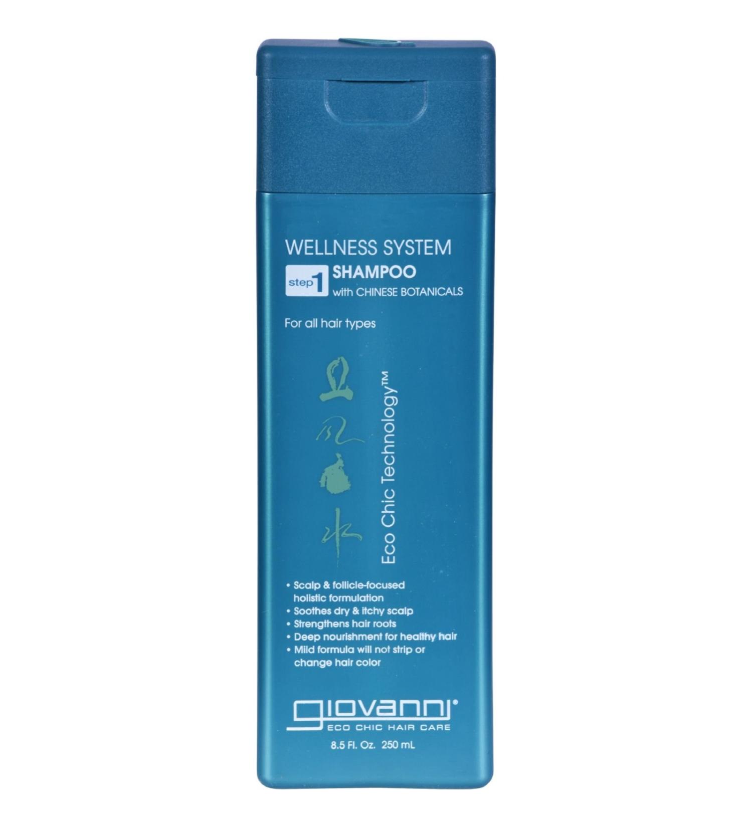 Giovanni Wellness System Shampoo with Chinese Botanicals Step 1 8.5 fl oz (250 ml)