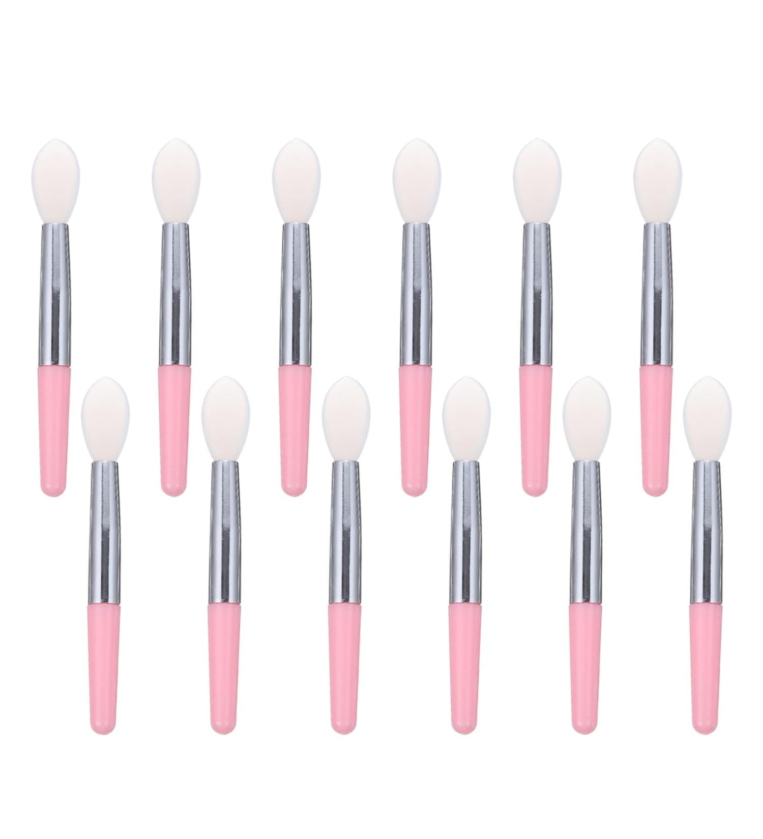 MAGICLULU 12pcs Silicone Lip Brush Silicone Applicator Lashes Tool Eye Liner Makeup Lipstick Applicator Lipstick Brush Applicator Cosmetic Tool Eyelash Lip Gloss Travel Silica Gel 5x1cm As Shown 1 - Buy Online on GoSupps.com