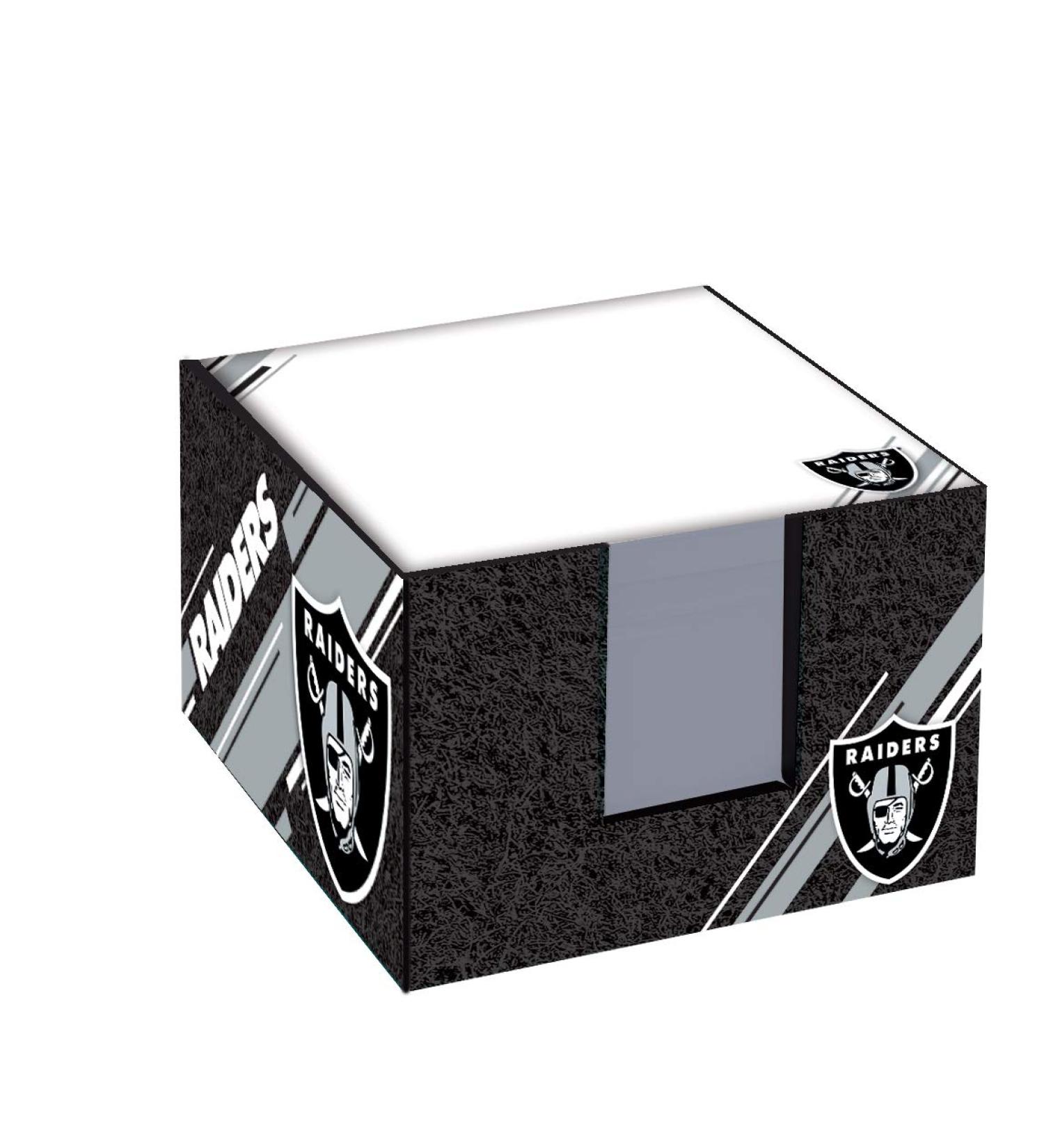Turner Sports Raiders Note Cube W/Holder (8125009), Multicolor