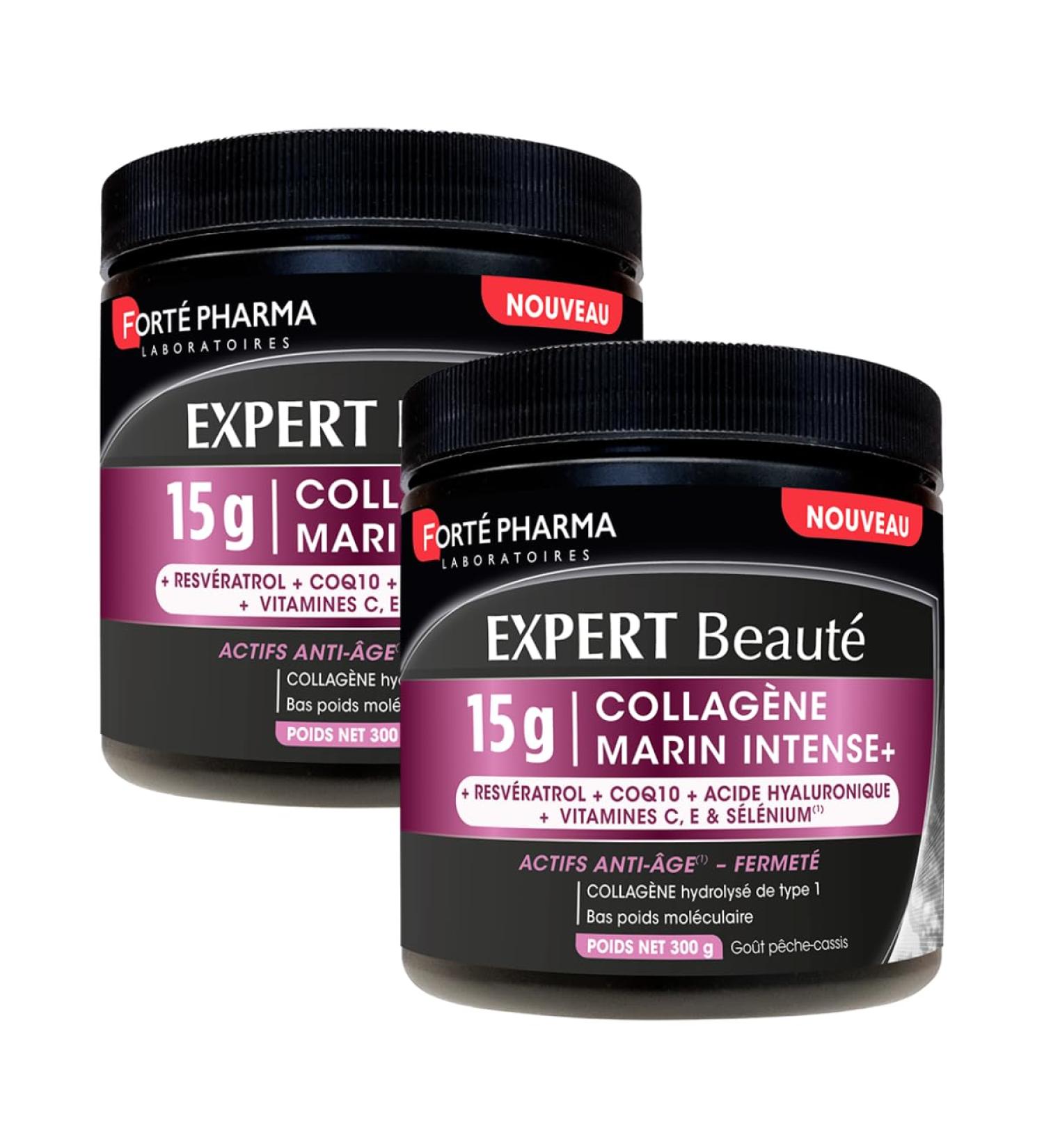 Fort Pharma - Expert Beaut Intense Marine Collagen+ 15g - Anti-aging Firmness Antioxidant active ingredients - Hydrolyzed marine collagen - Buy Online on GoSupps.com