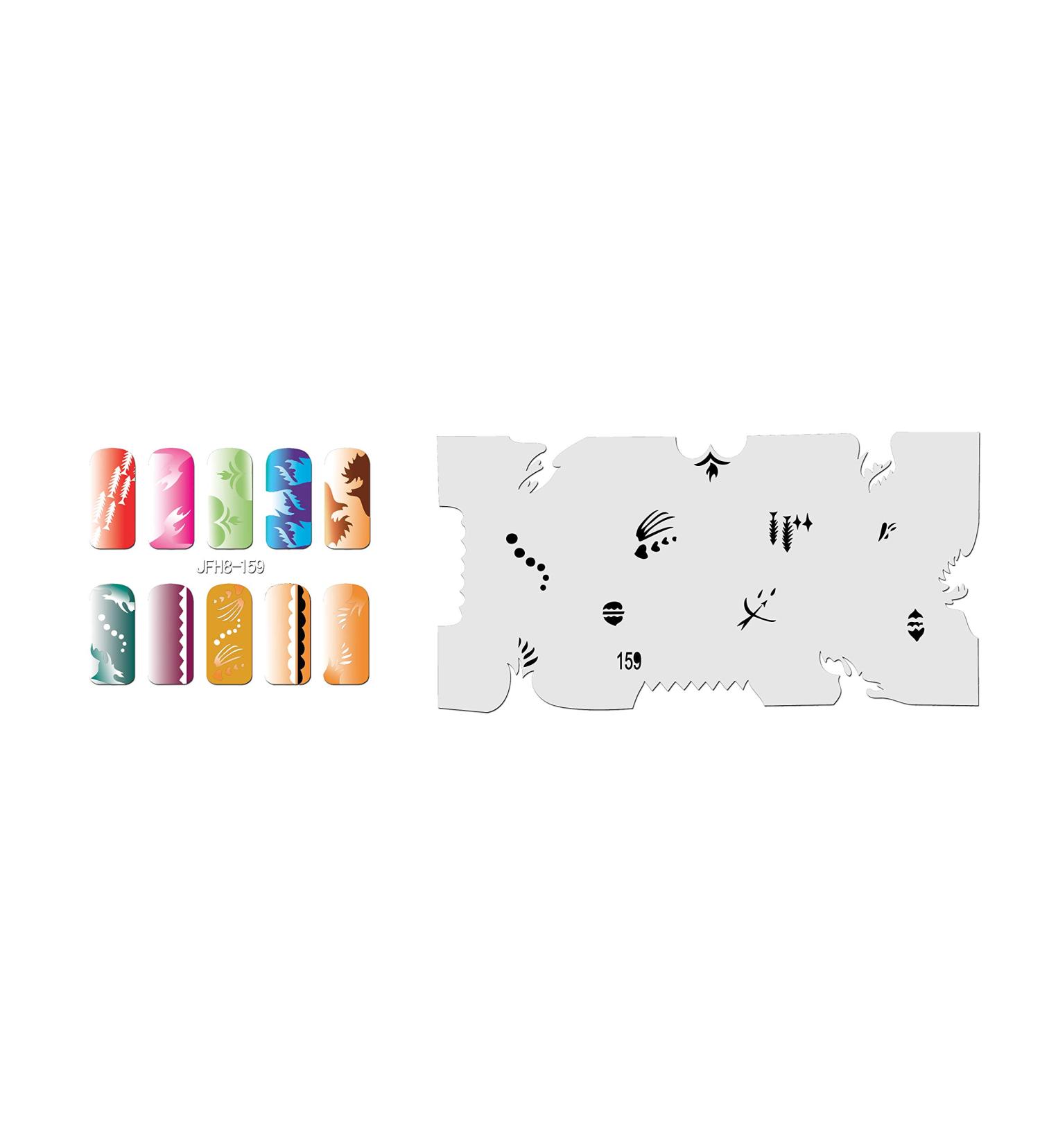 Fingernail stencil (airbrush nail art) Fengda JFH08-159