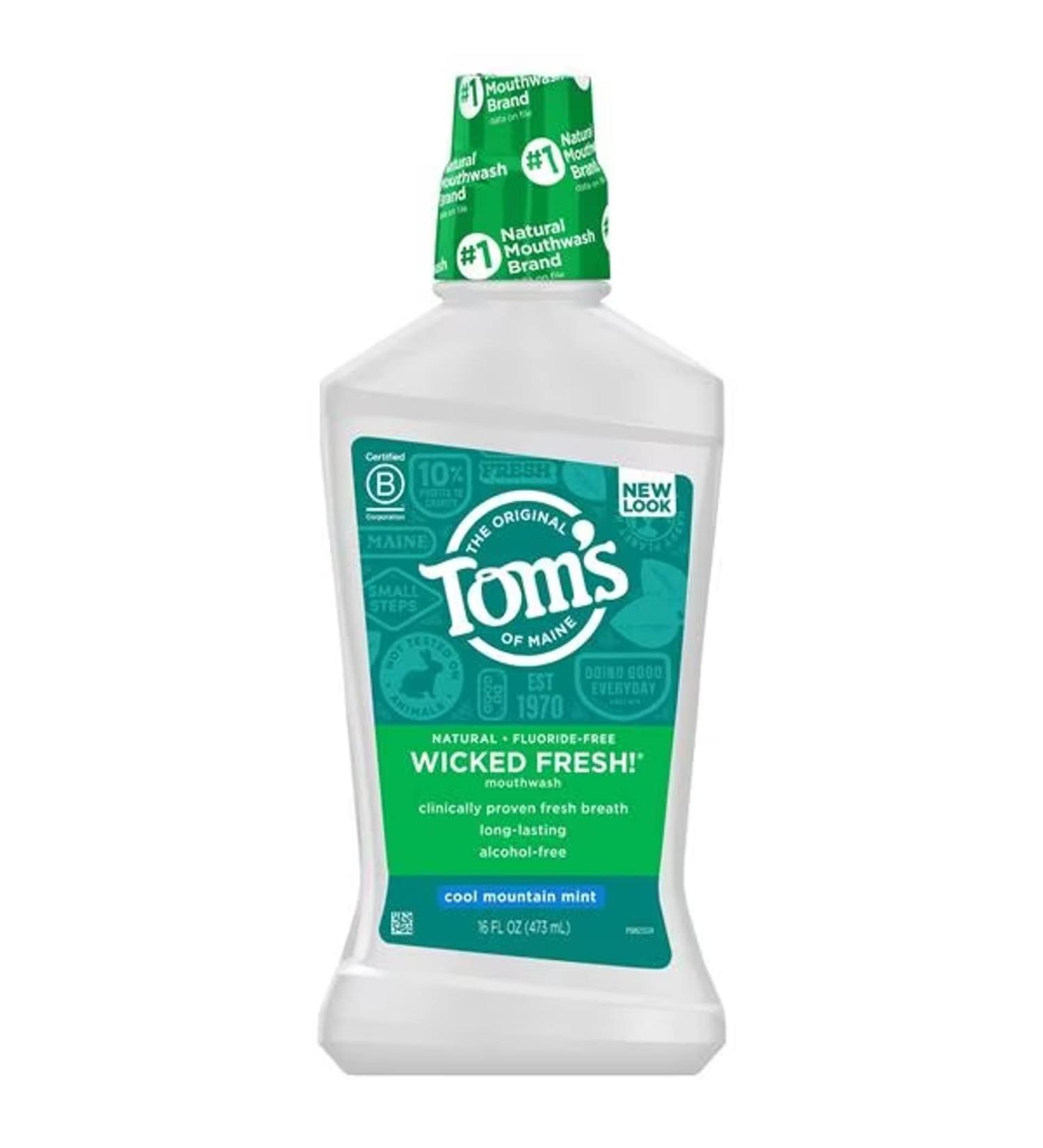Toms of Maine Mouthwash - Fresh Mint Flavor - Buy Online on GoSupps.com