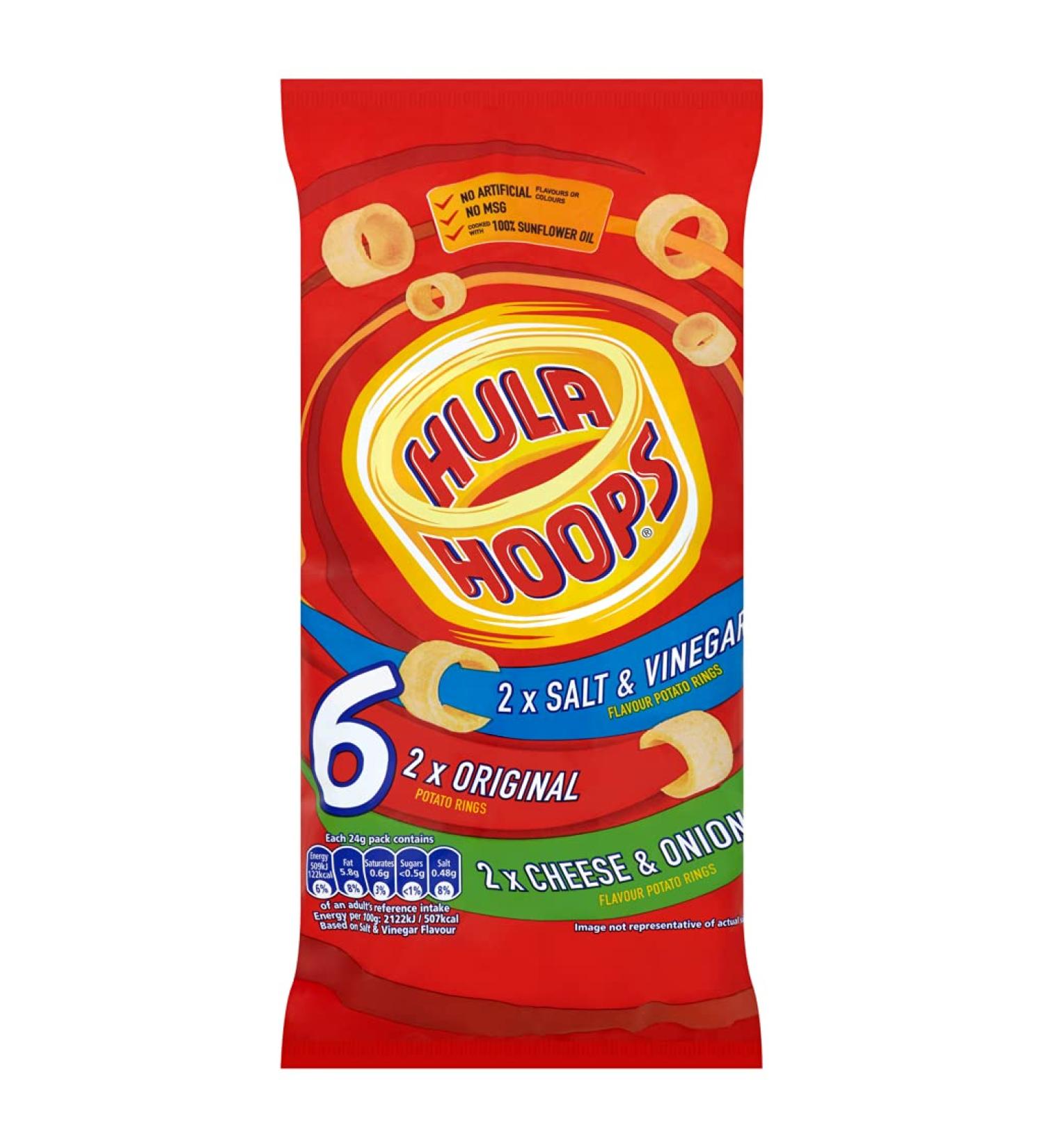 Hula Hoops Pack familial, 6 x 24 g