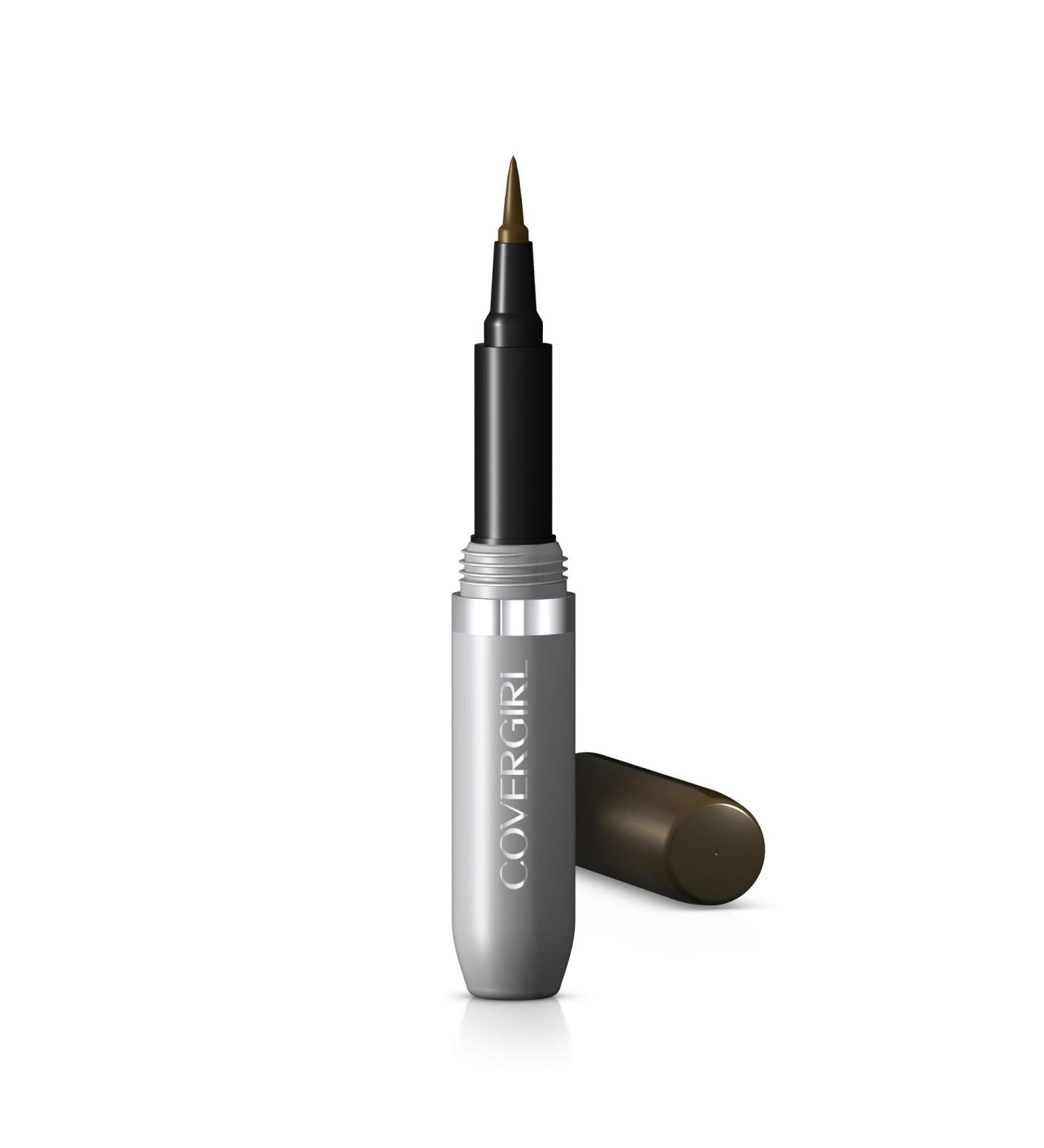 COVERGIRL LineExact Liquid Eyeliner Brown 610 - Precision Formula, .02 oz - Buy Online on GoSupps.com